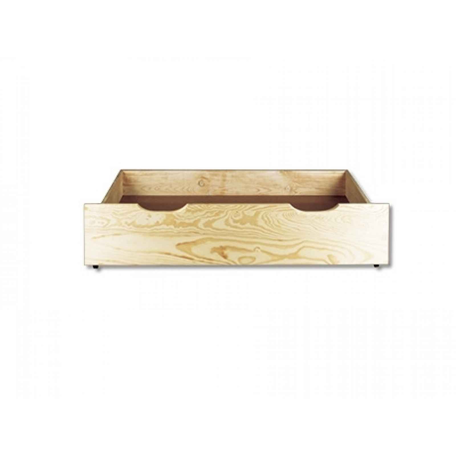 Úložný prostor pod postel LK151, 150x22x69 cm, masiv borovice
