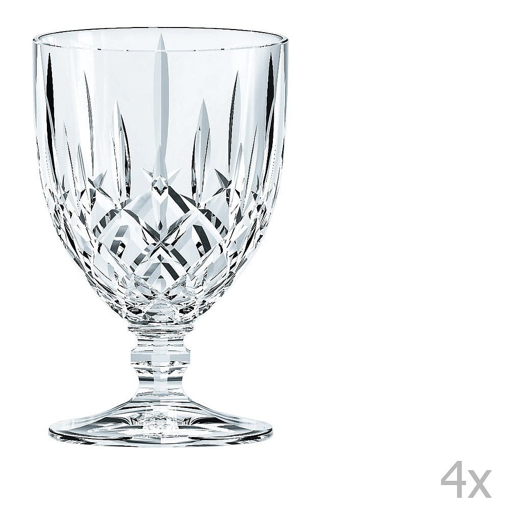 Sada 4 sklenic z křišťálového skla Nachtmann Noblesse Goblet Tall, 350 ml