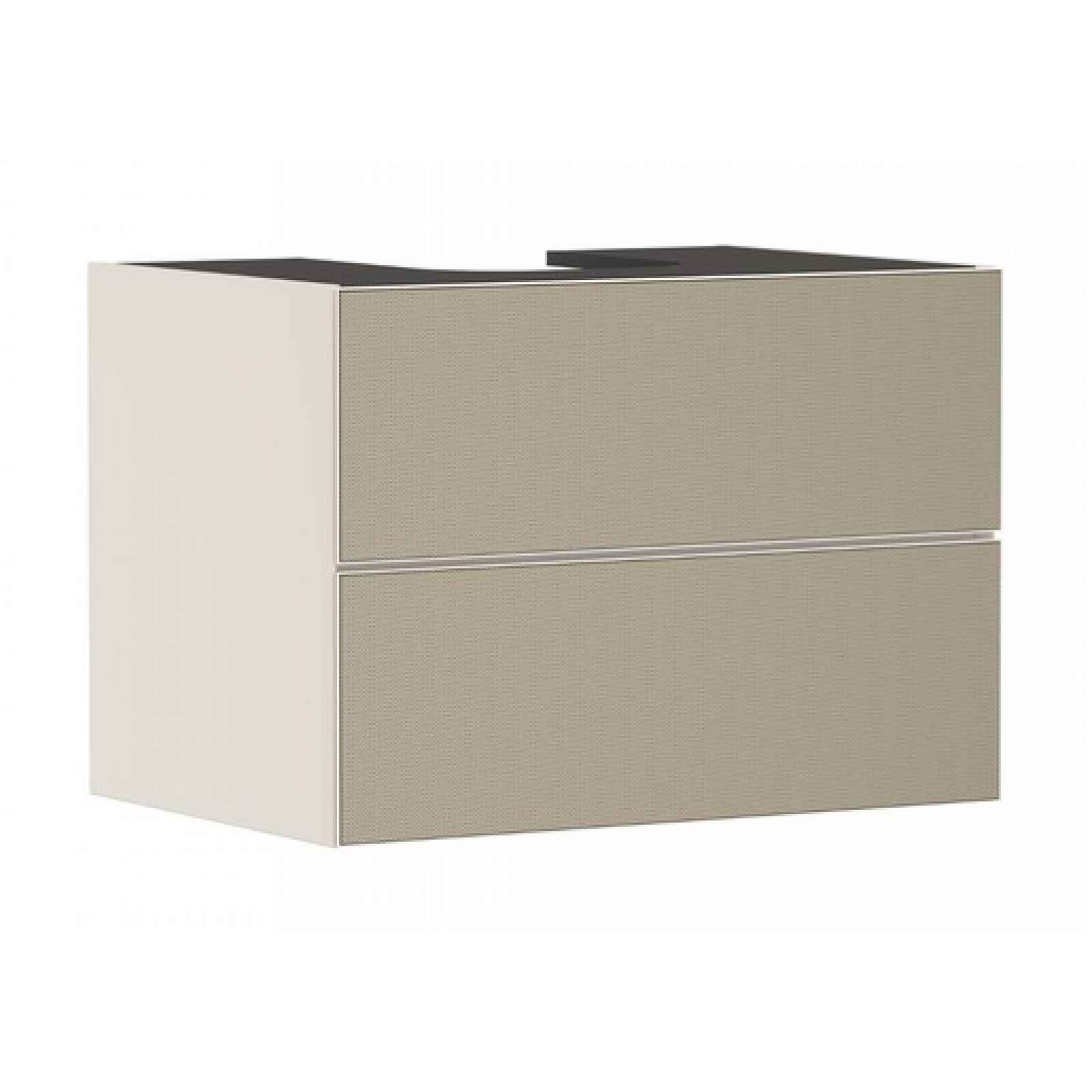 Skříňka pod umyvadlo pod desku Hansgrohe Xevolos E 78x55,5x55 cm písková matná béžová mat 54188390
