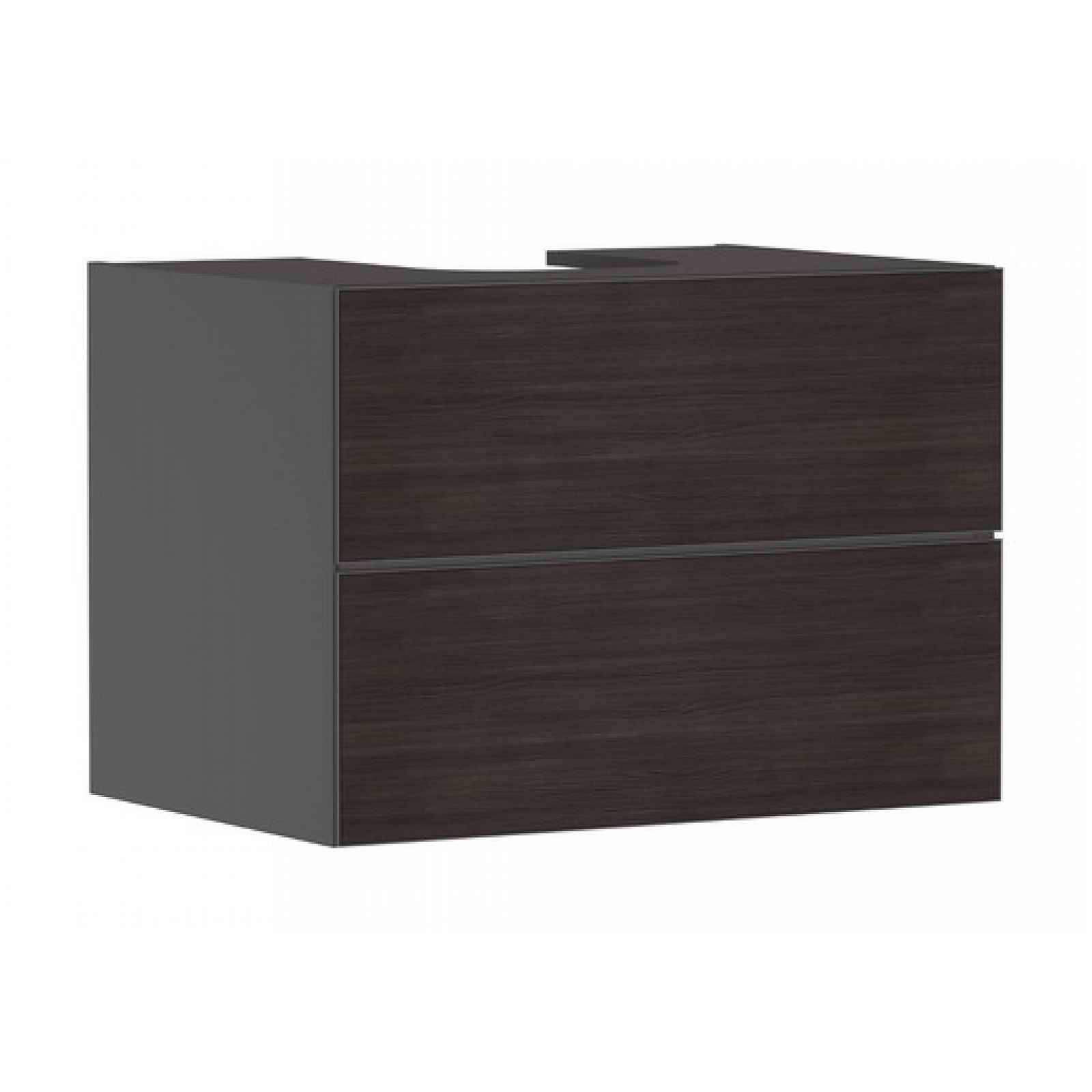 Skříňka pod umyvadlo pod desku Hansgrohe Xevolos E 78x55,5x55 cm břidlicová matná šedá mat 54189730