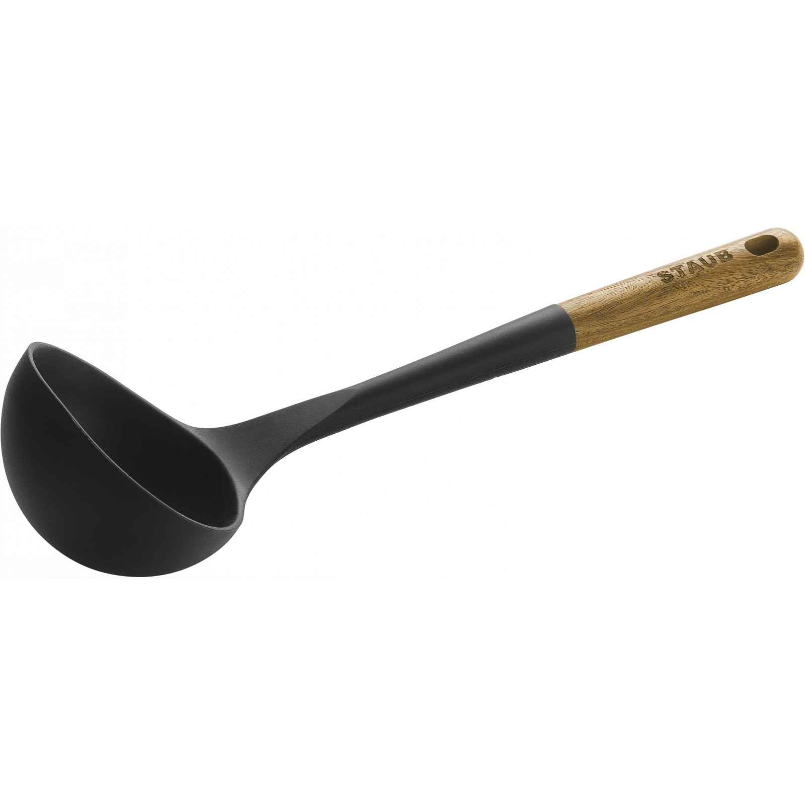 Staub naběračka silikonová, s dřevěnou rukojetí, 31 cm