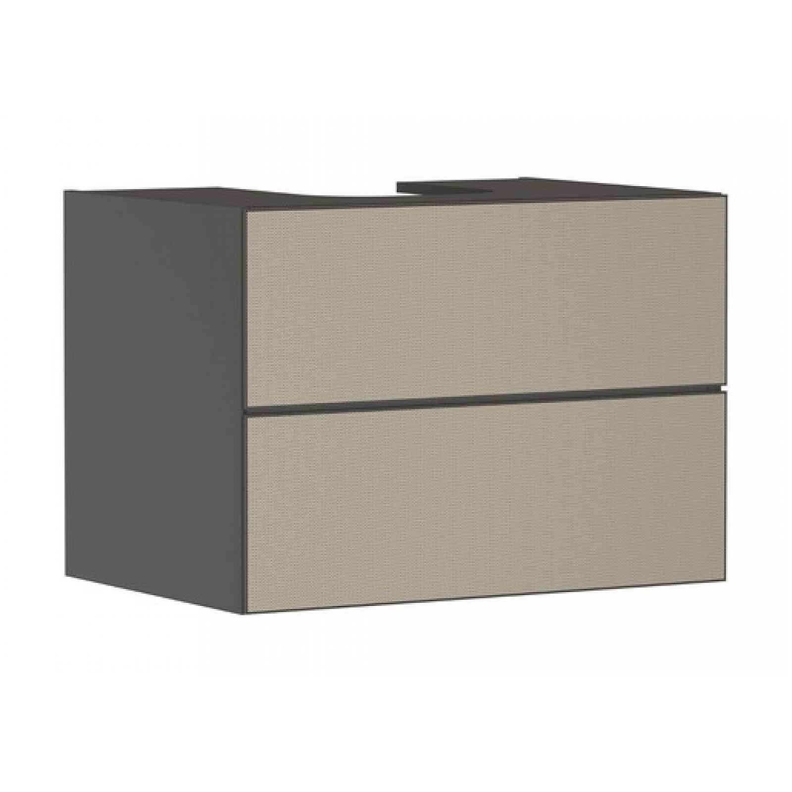 Skříňka pod umyvadlo pod desku Hansgrohe Xevolos E 78x55,5x55 cm břidlicová matná šedá mat 54189390