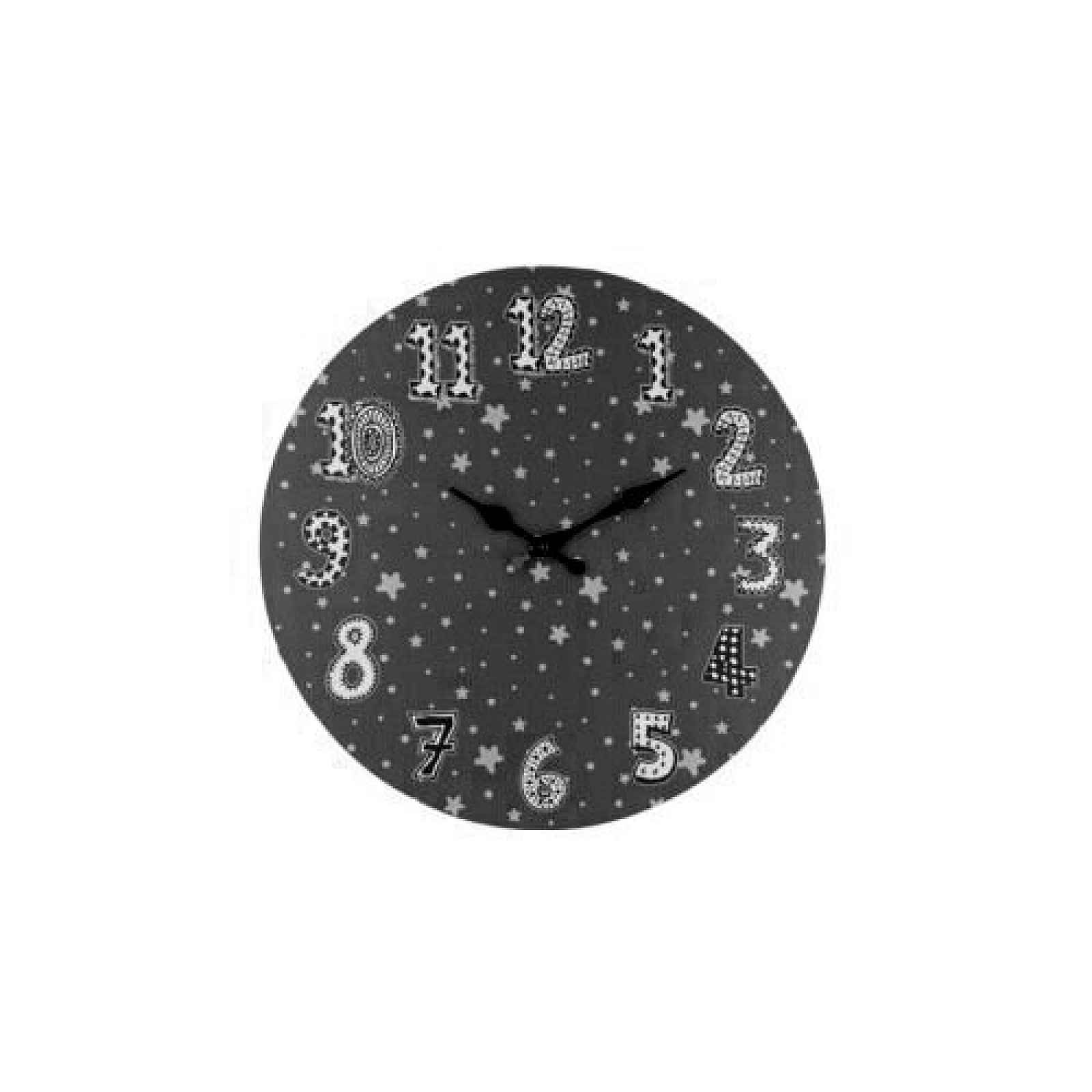 Dětské nástěnné hodiny Stars, 33 cm, béžová