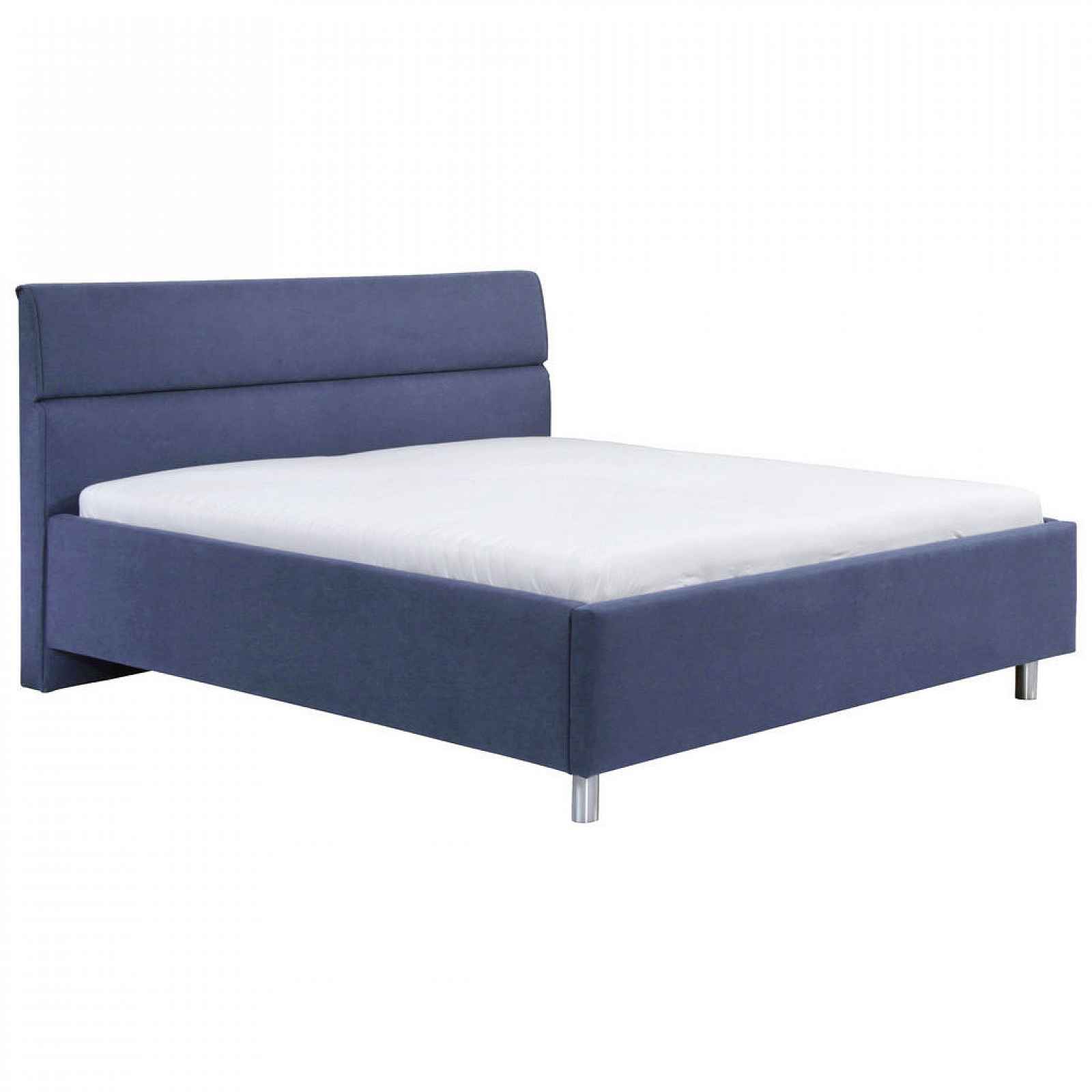XXXLutz ČALOUNĚNÁ POSTEL, 180/200 cm, textil, tmavě modrá Esposa - Čalouněné postele - 00263801853W