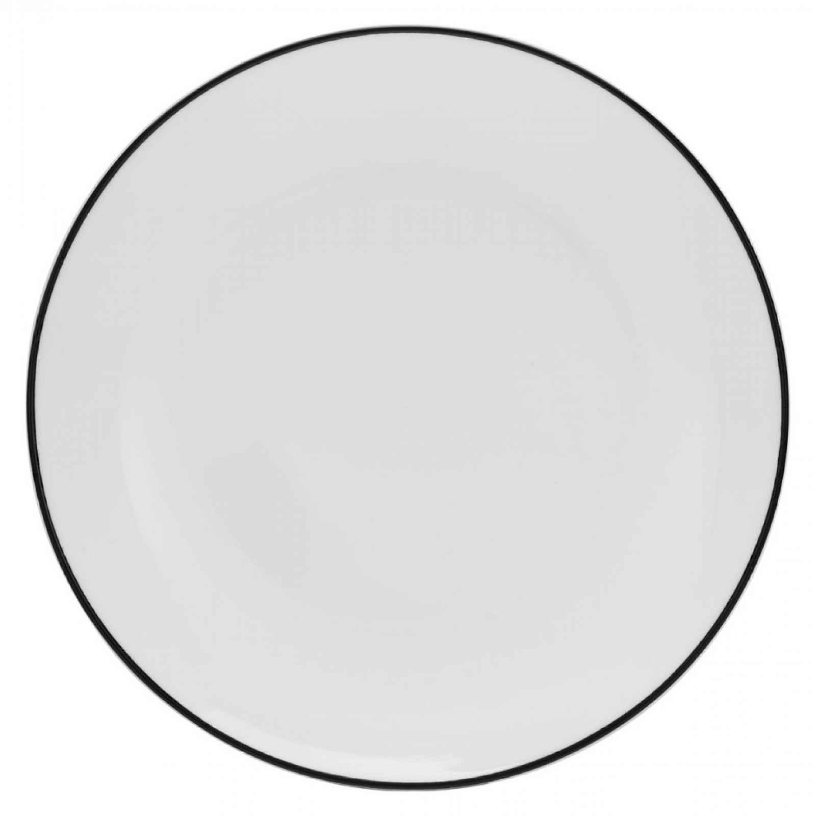 Mělký talíř Luna Black Line 27 cm, bílý