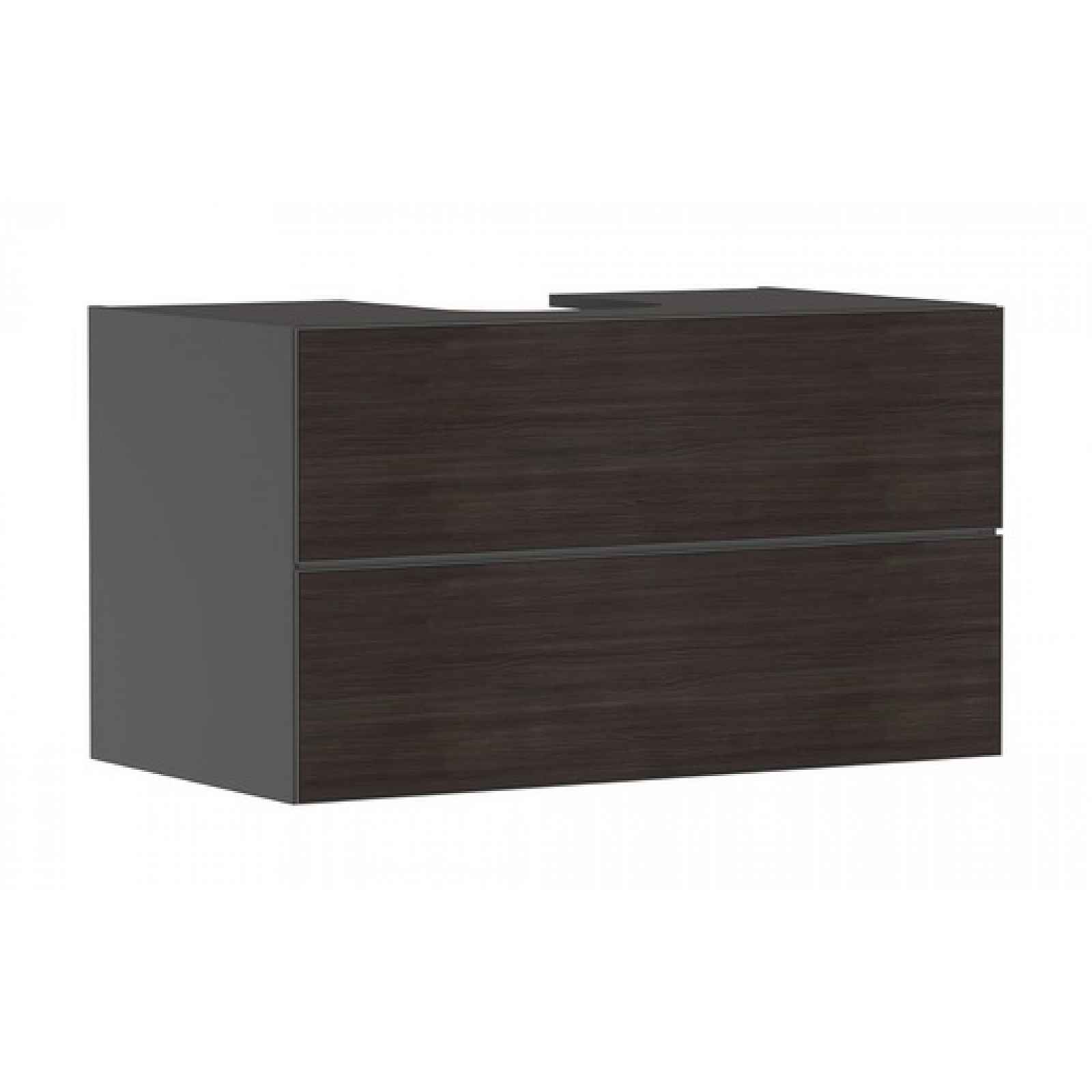 Skříňka pod umyvadlo pod desku Hansgrohe Xevolos E 98x55,5x55 cm břidlicová matná šedá mat 54192730