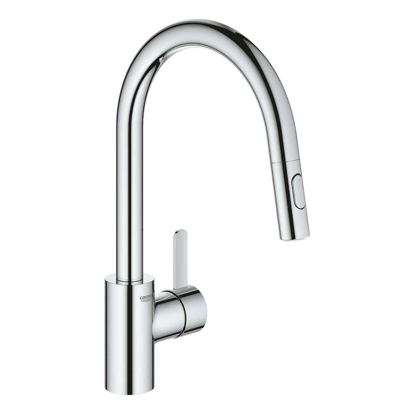 Dřezová baterie Grohe Eurosmart Cosmopolitan s vytahovací sprškou chrom 31481001