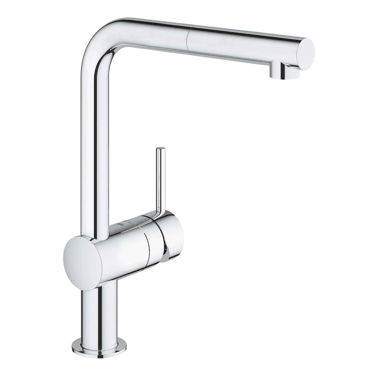 Dřezová baterie Grohe Minta s vytahovací sprškou chrom 31397000