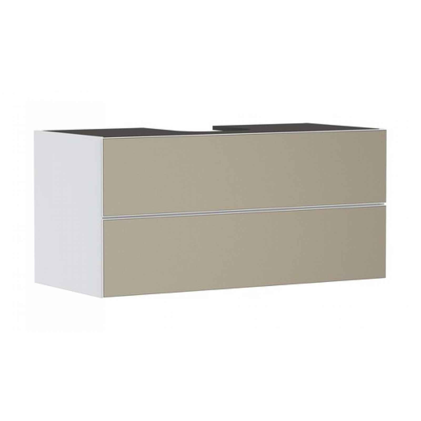 Skříňka pod umyvadlo pod desku Hansgrohe Xevolos E 118x55,5x55 cm bílá matná 54193390