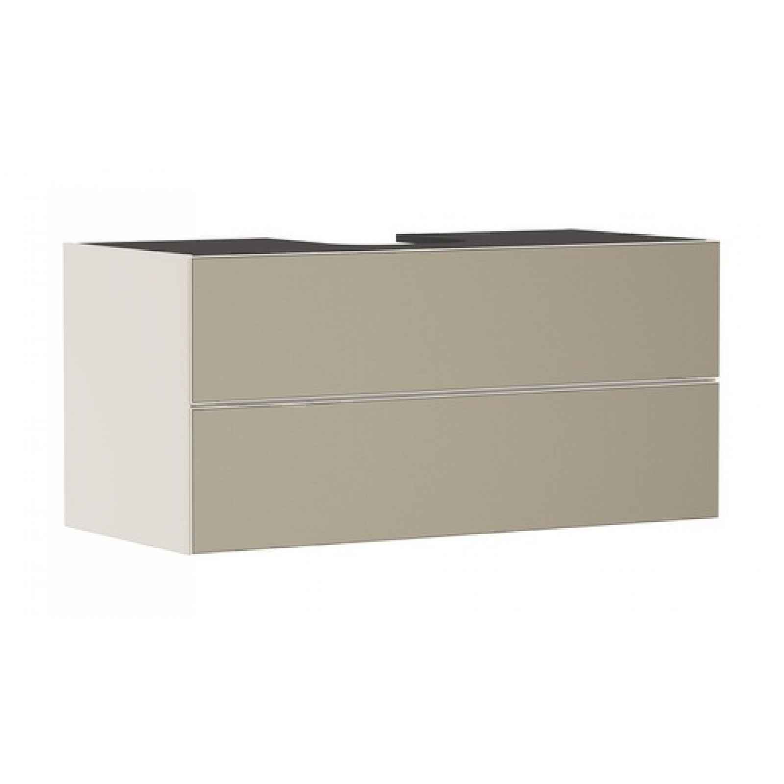 Skříňka pod umyvadlo pod desku Hansgrohe Xevolos E 118x55,5x55 cm písková matná béžová mat 54194390