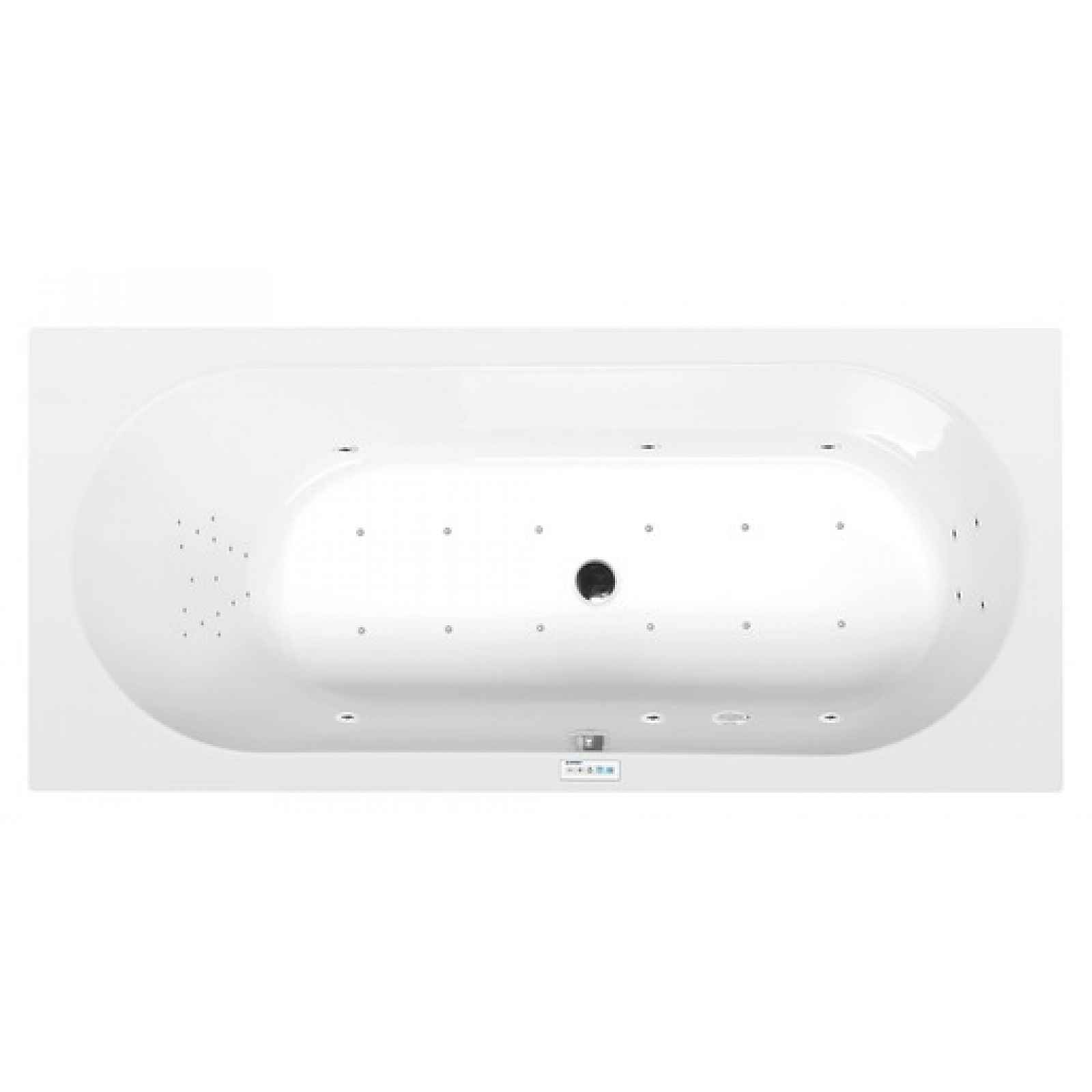 Masážní vana Polysan Astra 165x75 cm Highline Hydro-Air akrylát levá i pravá 32611.6010