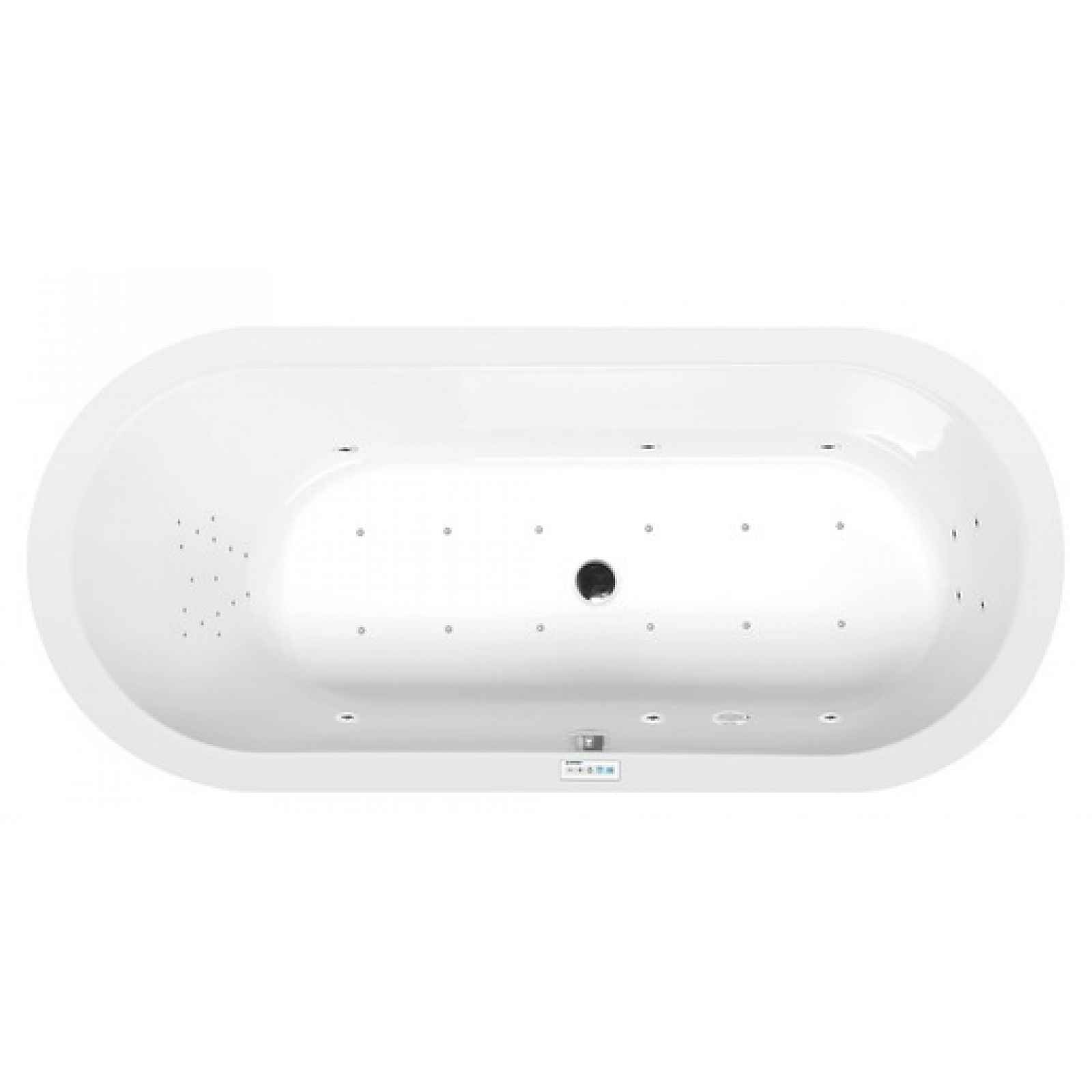 Masážní vana Polysan Astra 165x75 cm Highline Hydro-Air akrylát levá i pravá 35611.6010