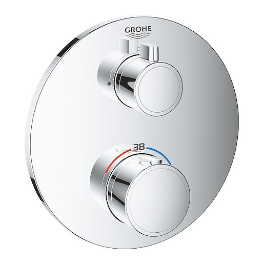 Termostat Grohe Grohtherm bez podomítkového tělesa chrom 24075000