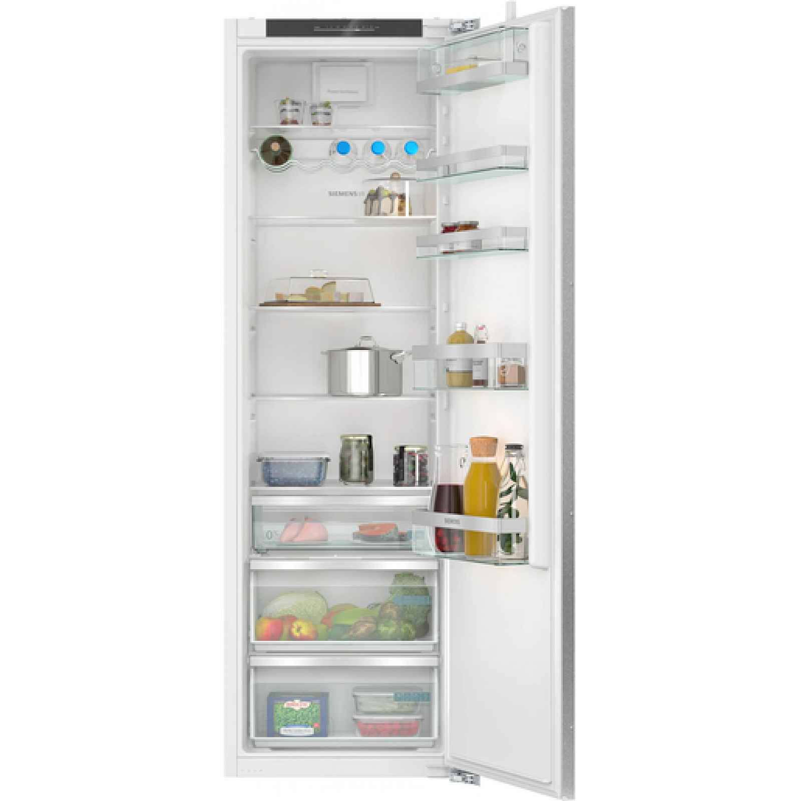 Siemens iQ500 vestavná chladnička 177,2 x 55,8 cm ploché panty s jemným dovíráním KI81RADD0