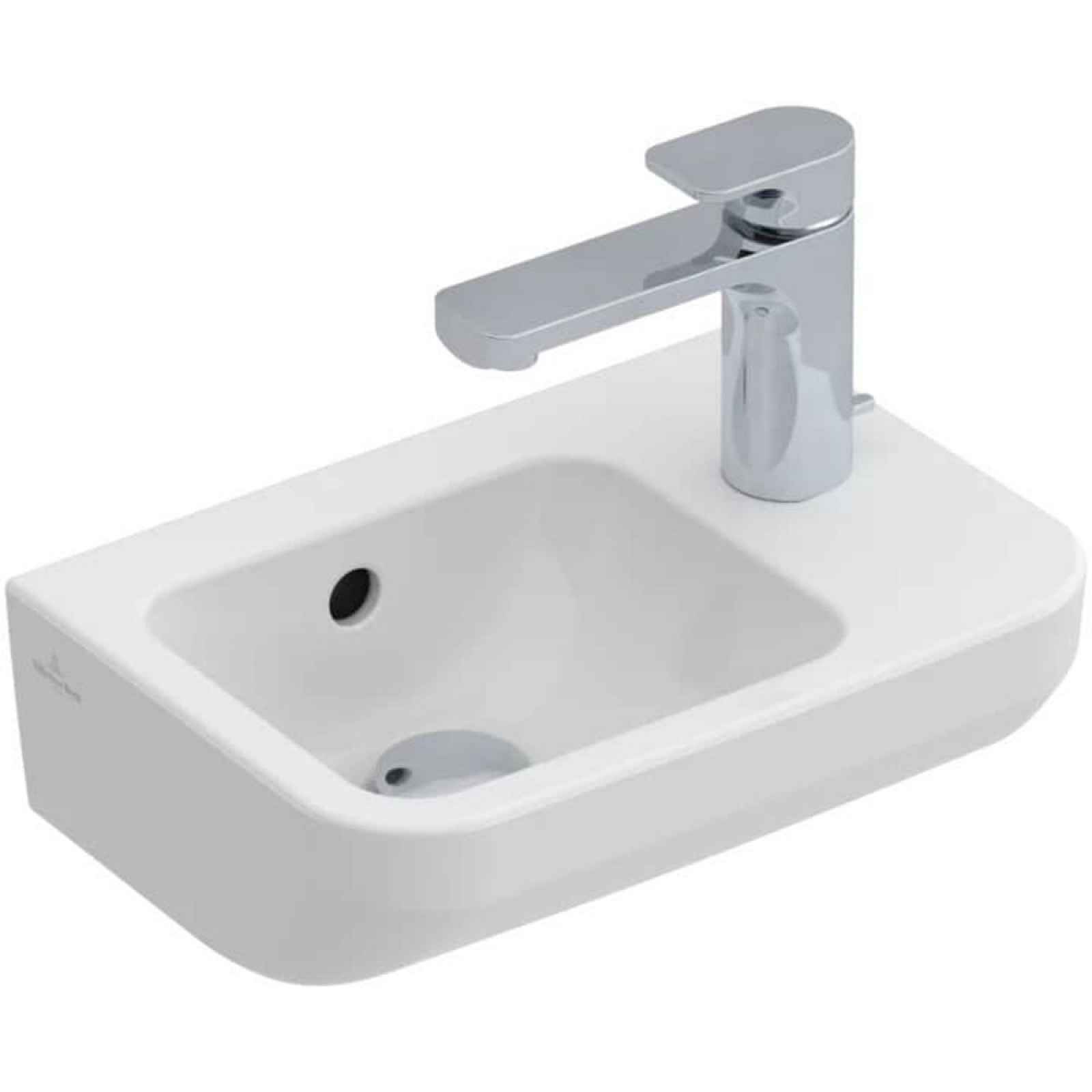 Umývátko Villeroy & Boch 36x26 cm, otvor pro baterii vpravo 43733601