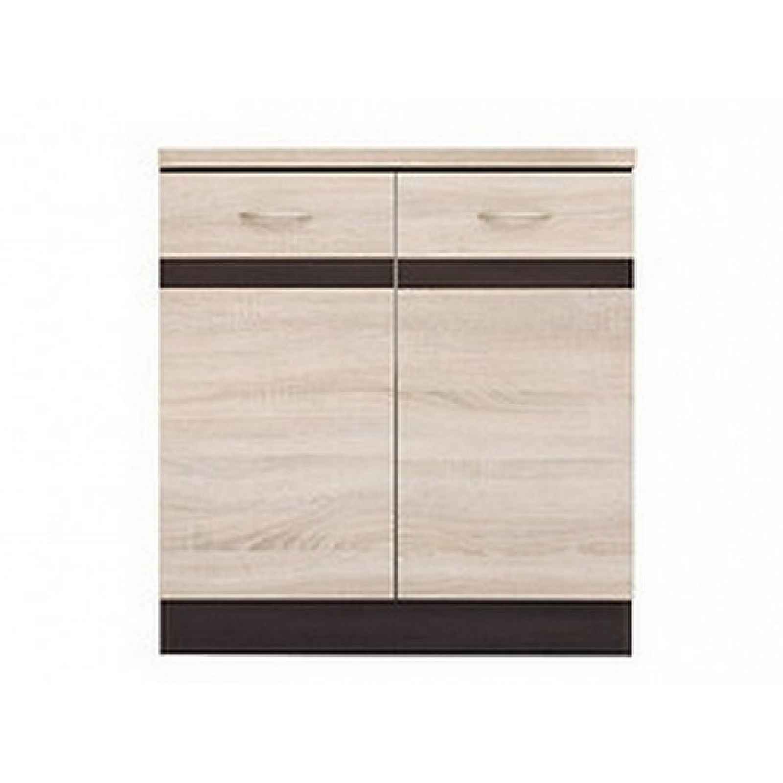 JUNONA LINE, skříňka dolní 80 cm, dub sonoma