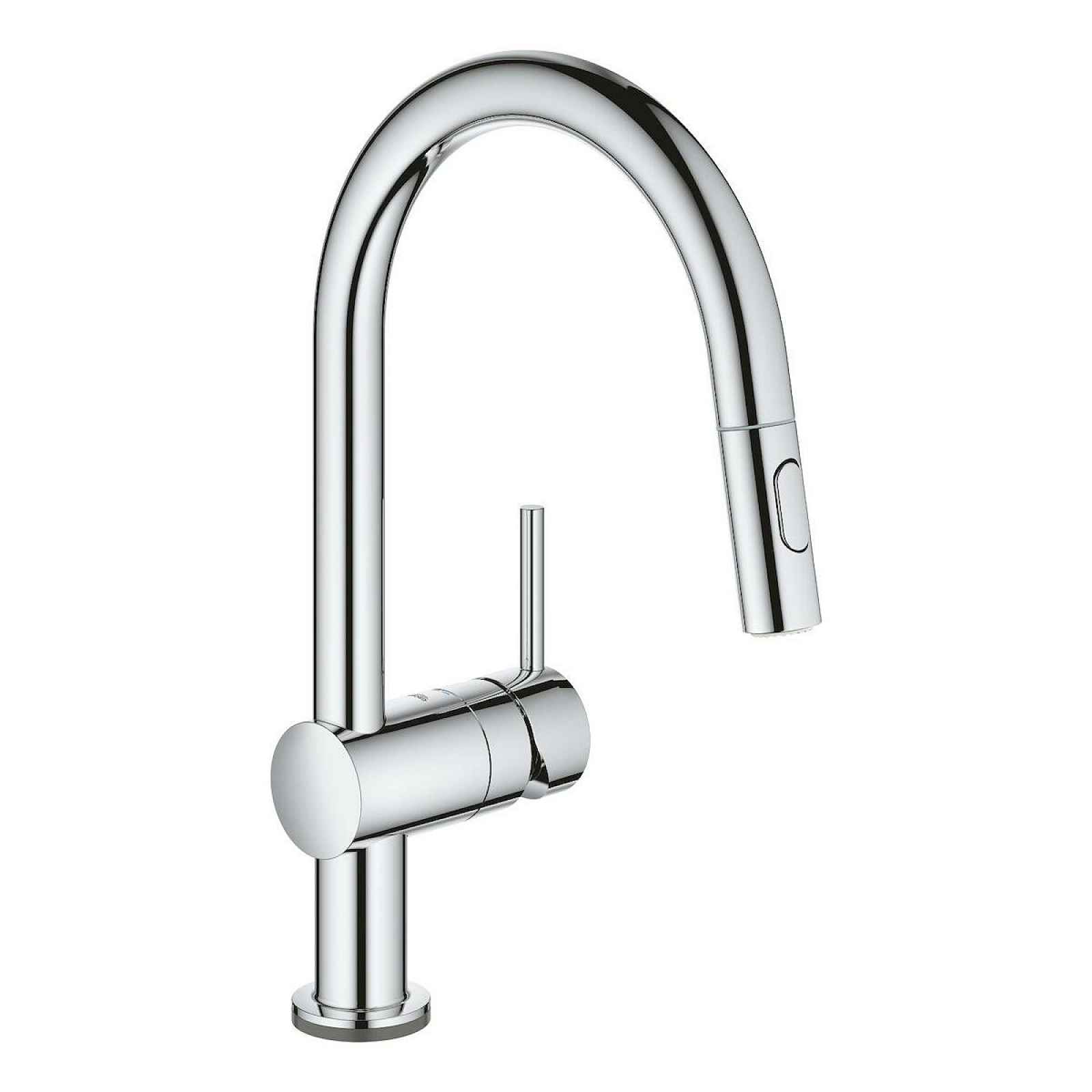 Dřezová baterie Grohe Minta Touch s vytahovací sprškou chrom 31358002