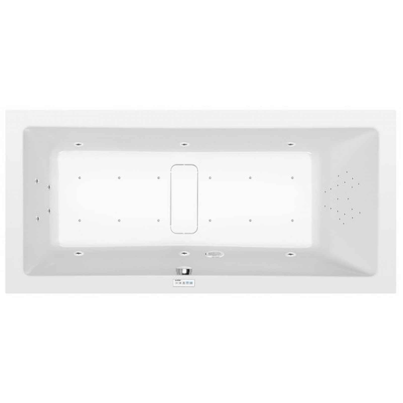 Masážní vana Polysan Marlene 200x90 cm Highline Hydro-Air akrylát levá i pravá 78731.6010