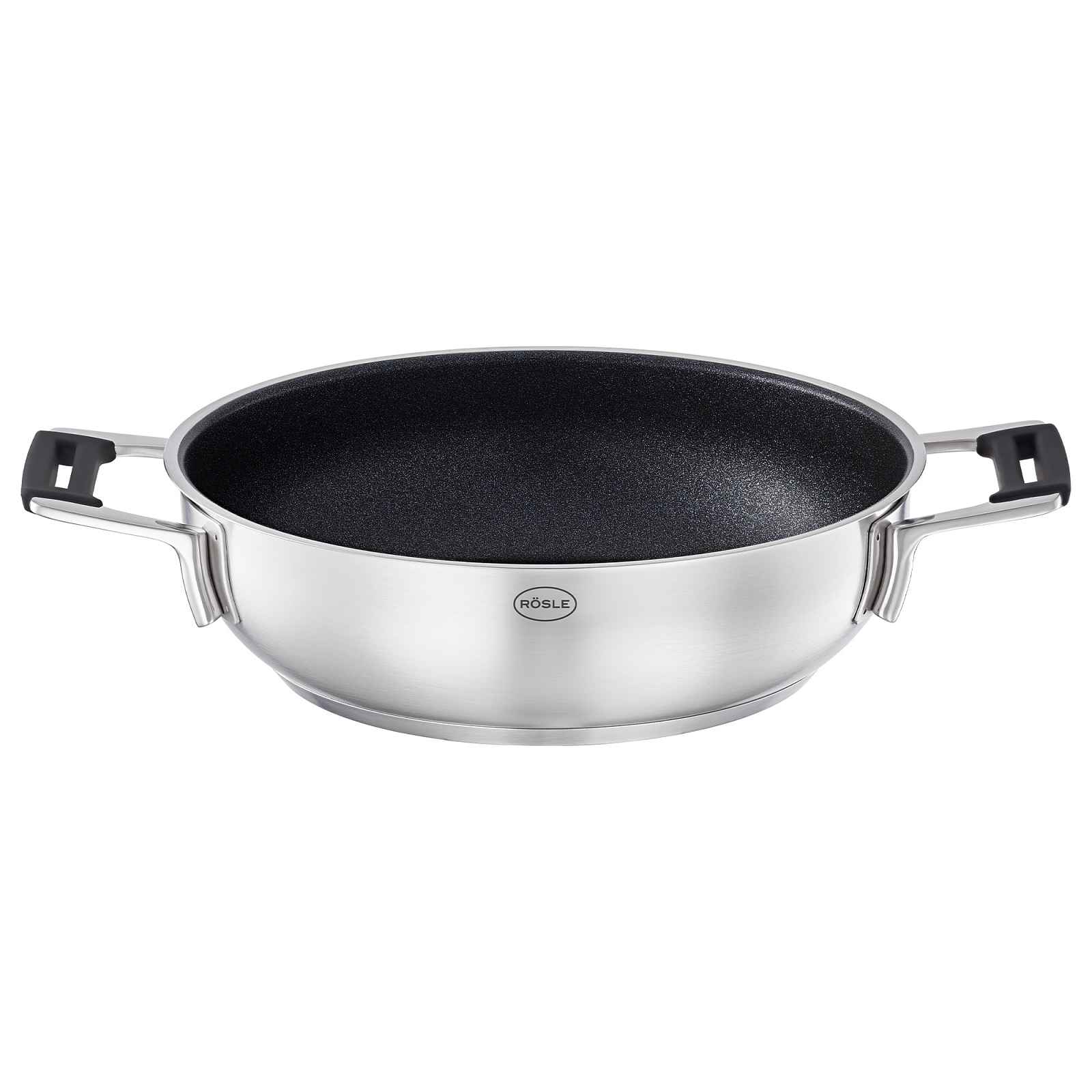 Rösle Nerezová servírovací pánev s nepřilnavým povrchem, Silence Pro, 24 cm 91976