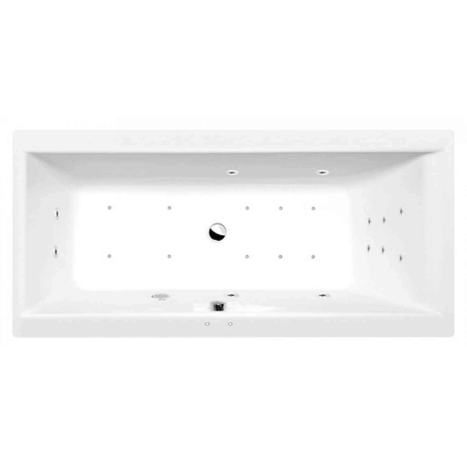 Masážní vana Polysan Cleo 150x75 cm Attraction Hydro-Air akrylát levá i pravá 27611.4010