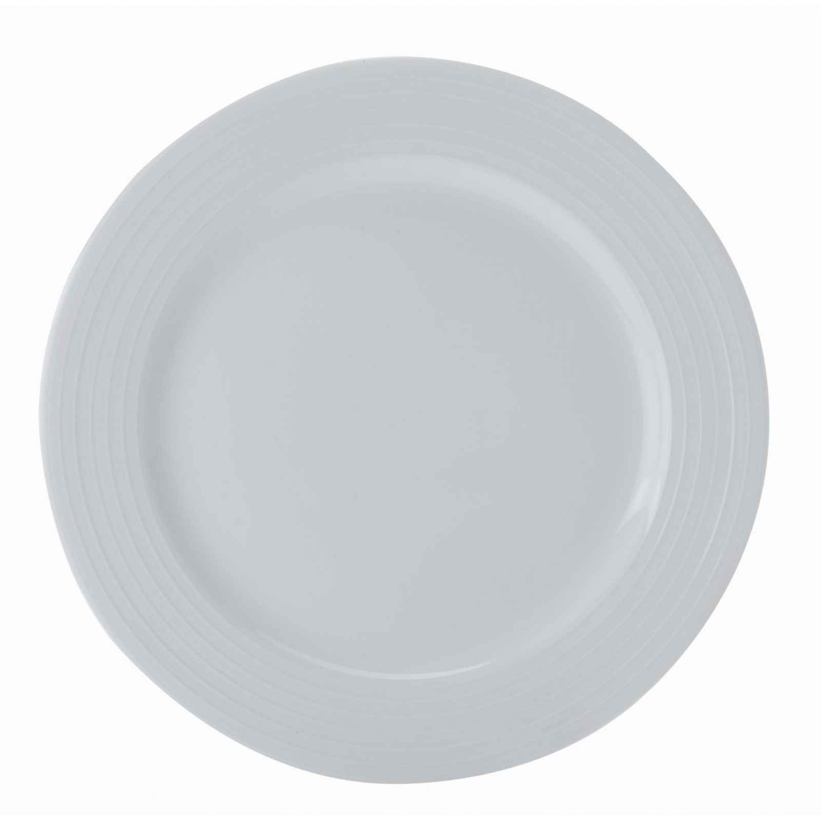 Mělký talíř Cirque 23 cm, bílý