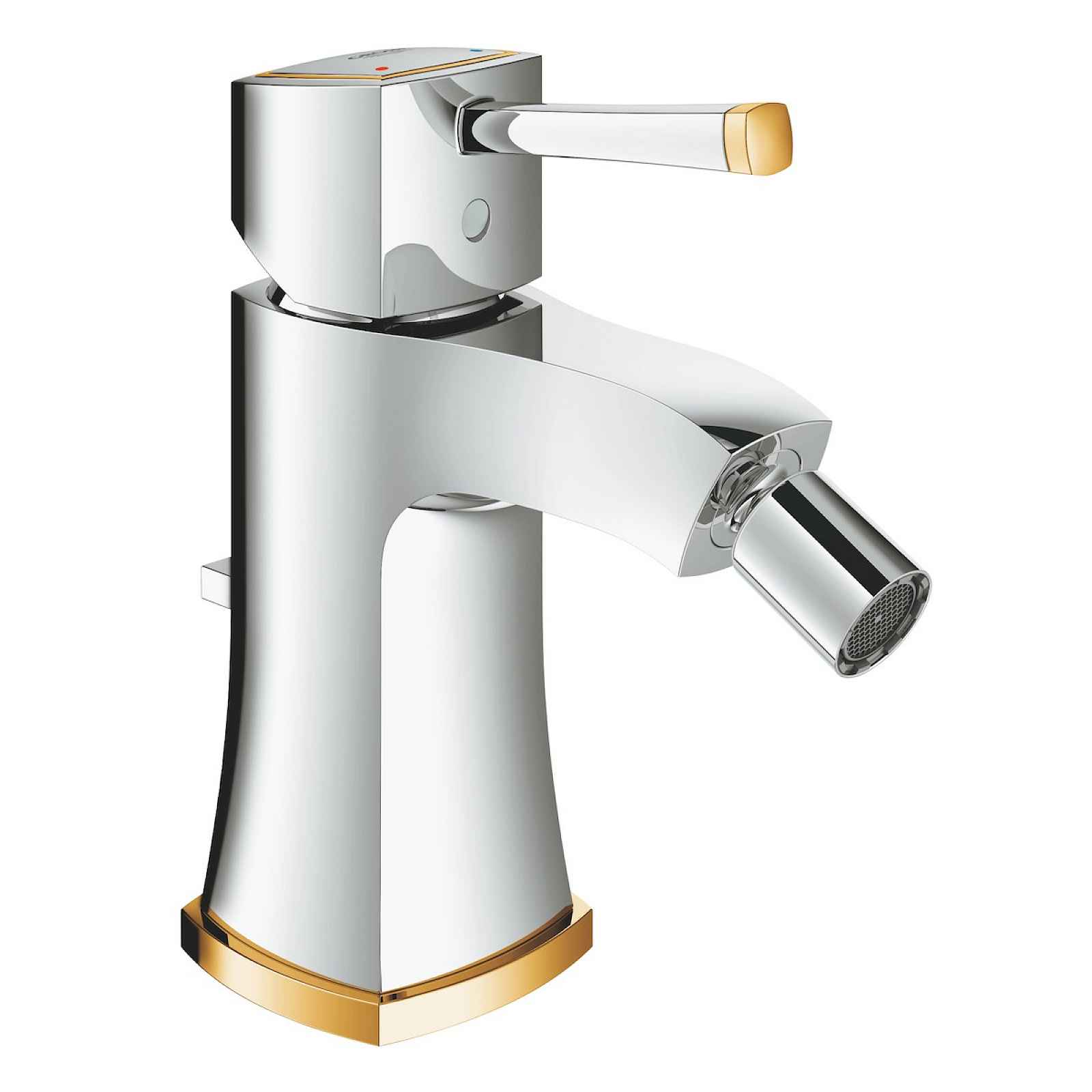 Bidetová baterie Grohe Grandera s výpustí chrom / gold 23315IG0