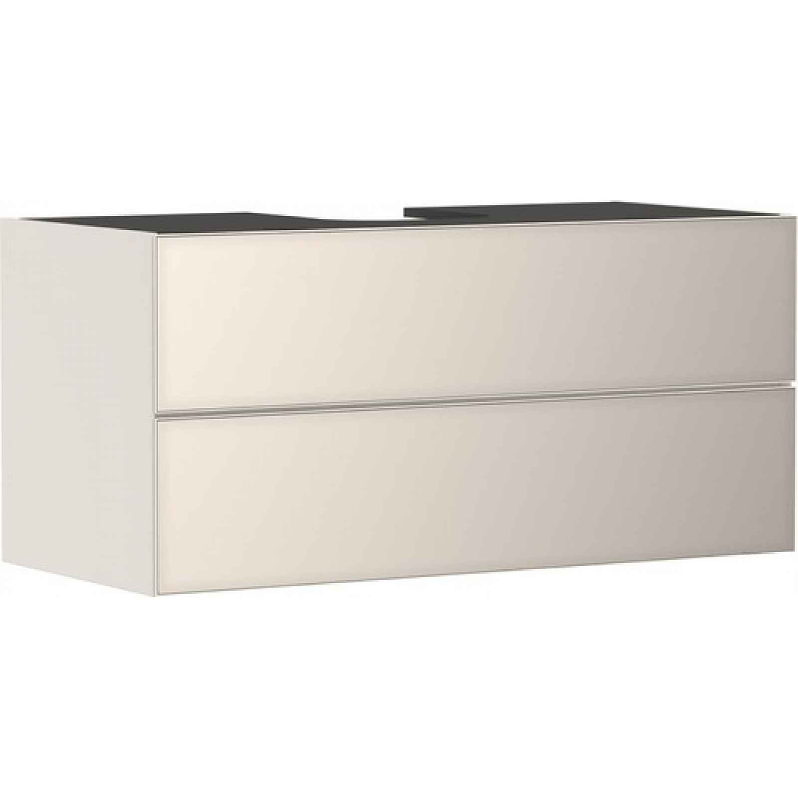 Skříňka pod umyvadlo pod desku Hansgrohe Xevolos E 118x55,5x55 cm písková matná béžová mat 54194790