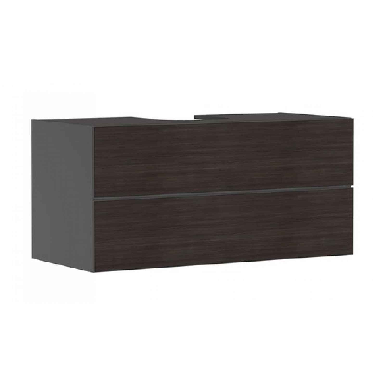 Skříňka pod umyvadlo pod desku Hansgrohe Xevolos E 118x55,5x55 cm břidlicová matná šedá mat 54195730