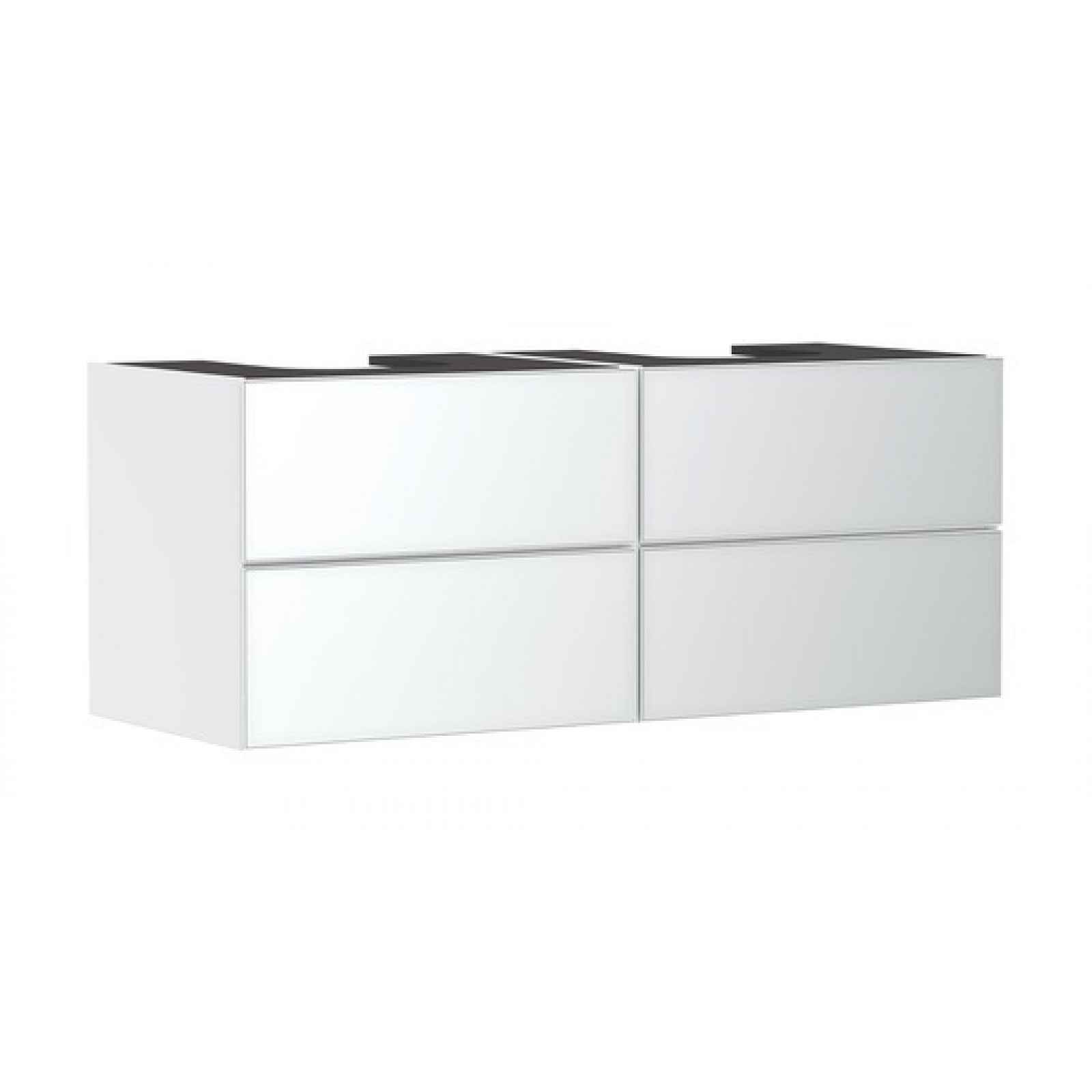 Skříňka pod umyvadlo pod desku Hansgrohe Xevolos E 137x55,5x55 cm bílá matná 54196320