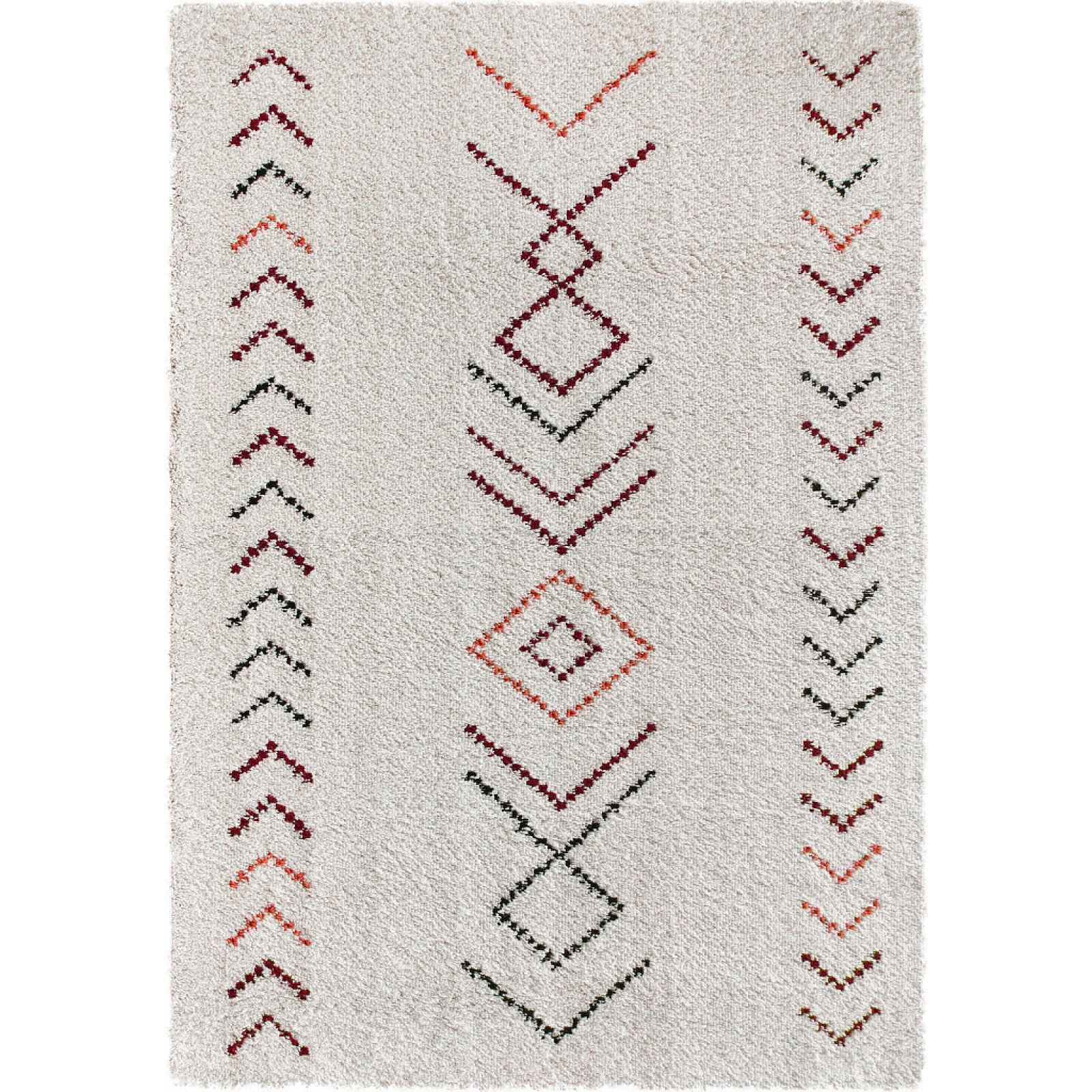 Koberec Boho Indian 160x230 cm, bílý