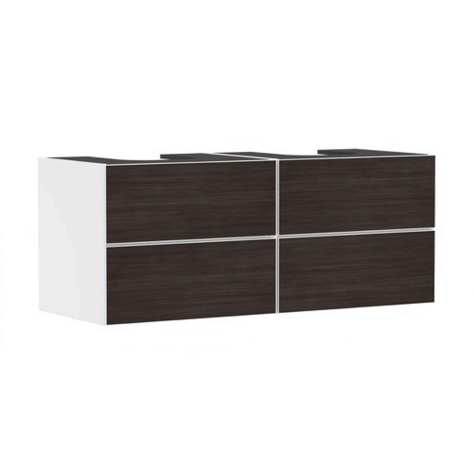 Skříňka pod umyvadlo pod desku Hansgrohe Xevolos E 137x55,5x55 cm bílá matná 54196730