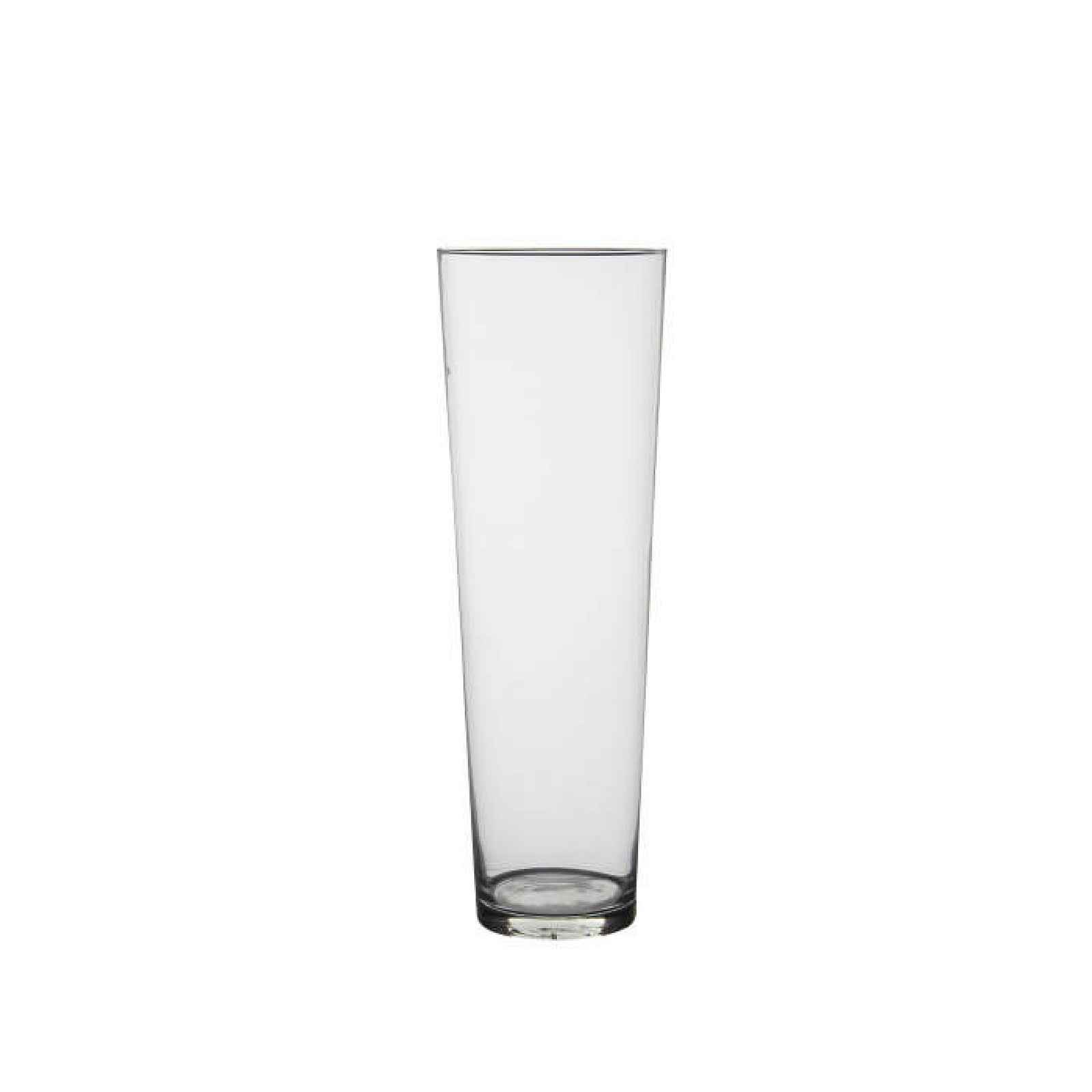 Váza kónická sklo 30cm