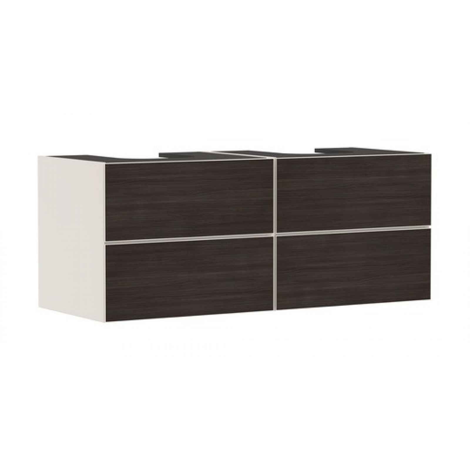 Skříňka pod umyvadlo pod desku Hansgrohe Xevolos E 137x55,5x55 cm písková matná béžová mat 54197730