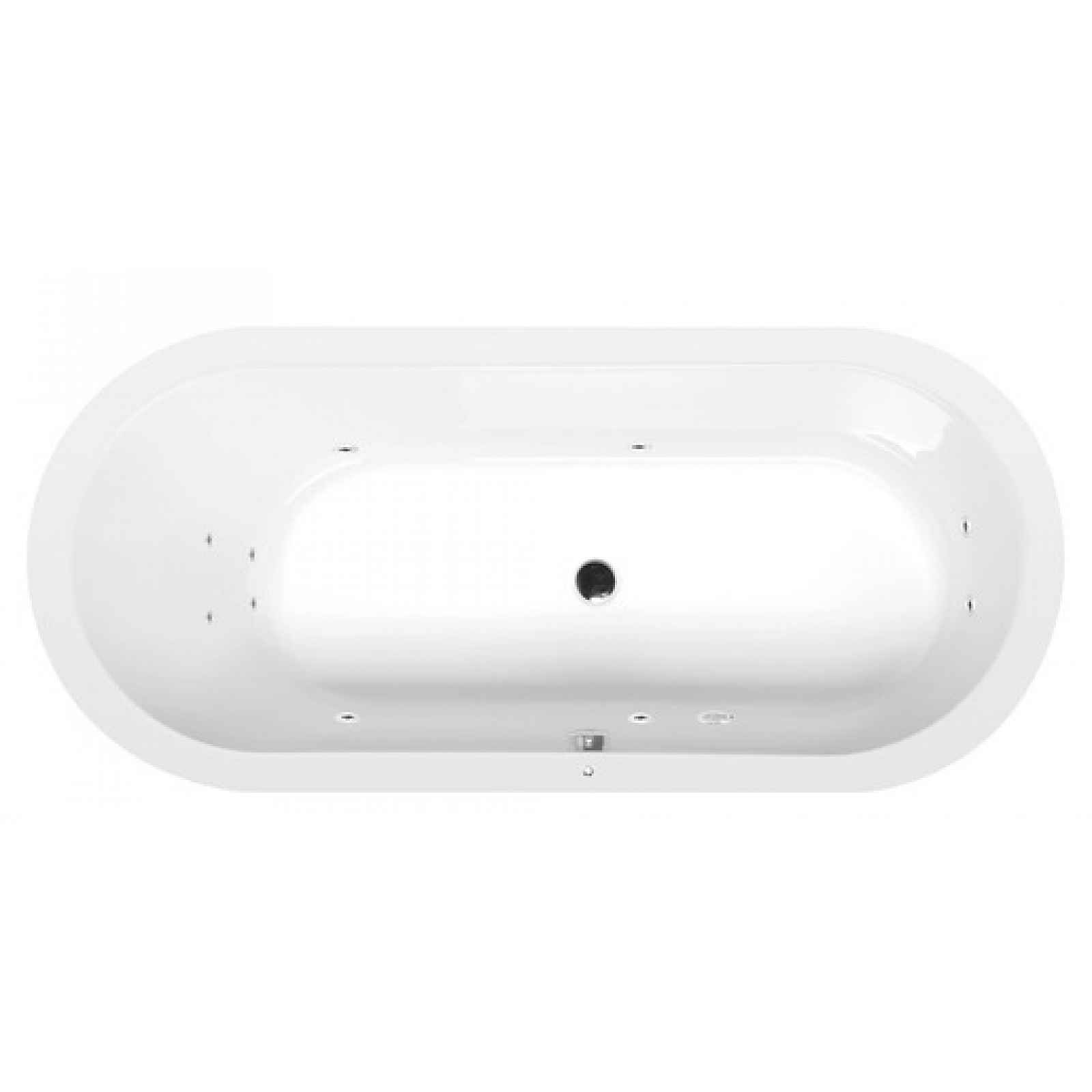 Masážní vana Polysan Astra 165x75 cm Active Hydro akrylát levá i pravá 35611.1010