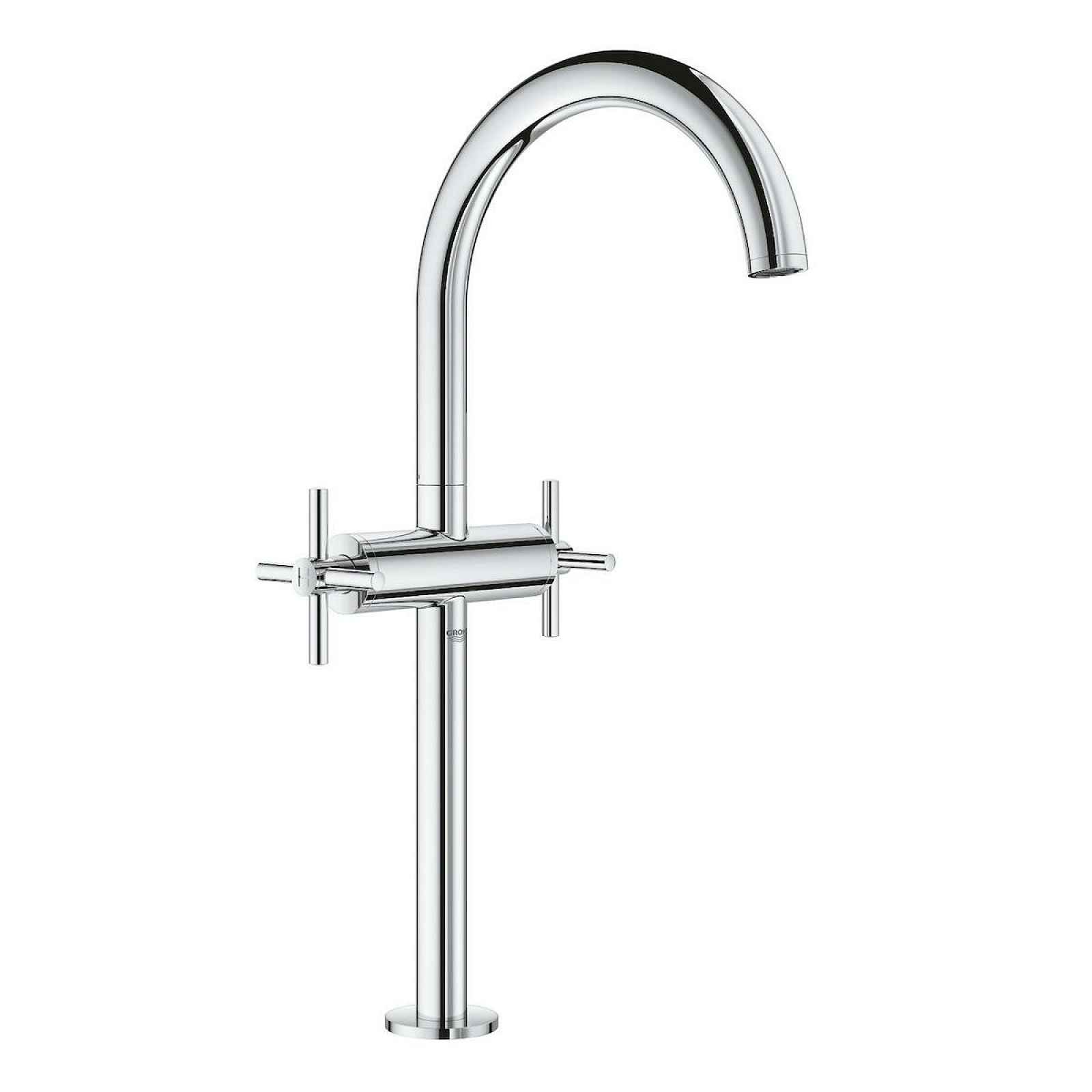 Vysoká umyvadlová baterie Grohe Atrio s výpustí chrom 21044003