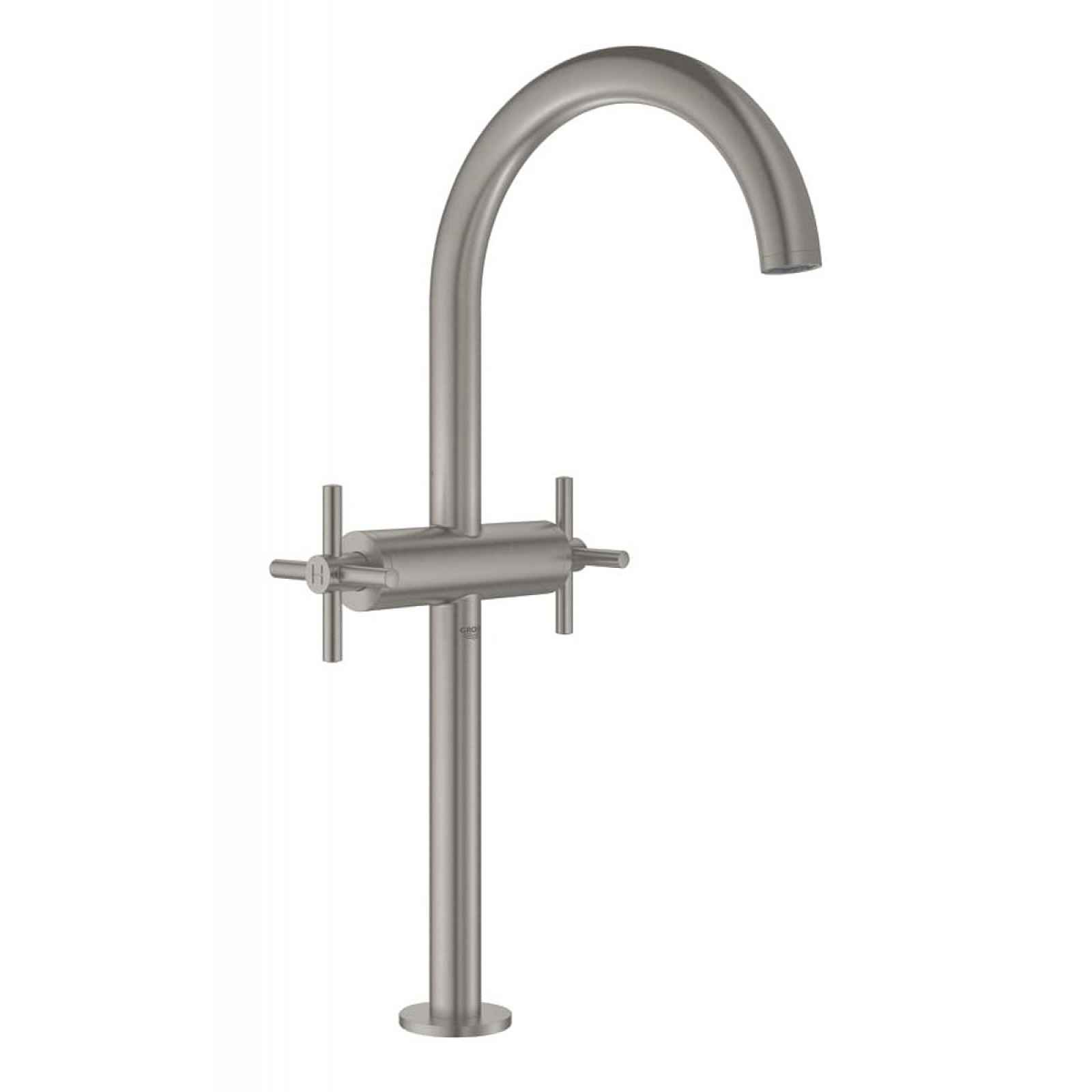 Vysoká umyvadlová baterie Grohe Atrio s výpustí supersteel 21044DC3