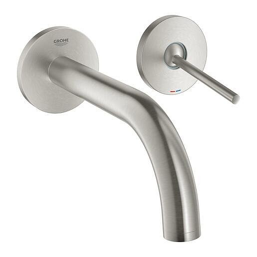 Umyvadlová baterie Grohe Atrio bez podomítkového tělesa supersteel 19287DC3