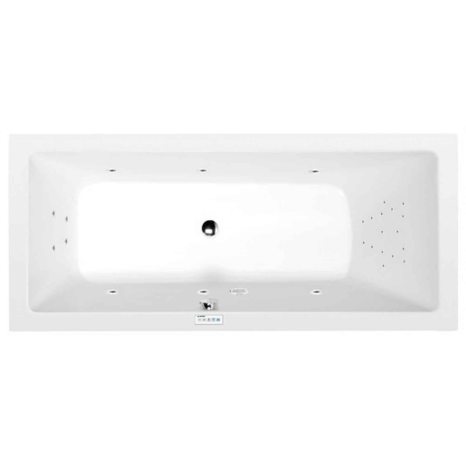 Masážní vana Polysan Mimoa 170x80 cm Highline Hydro akrylát levá i pravá 71713.5010