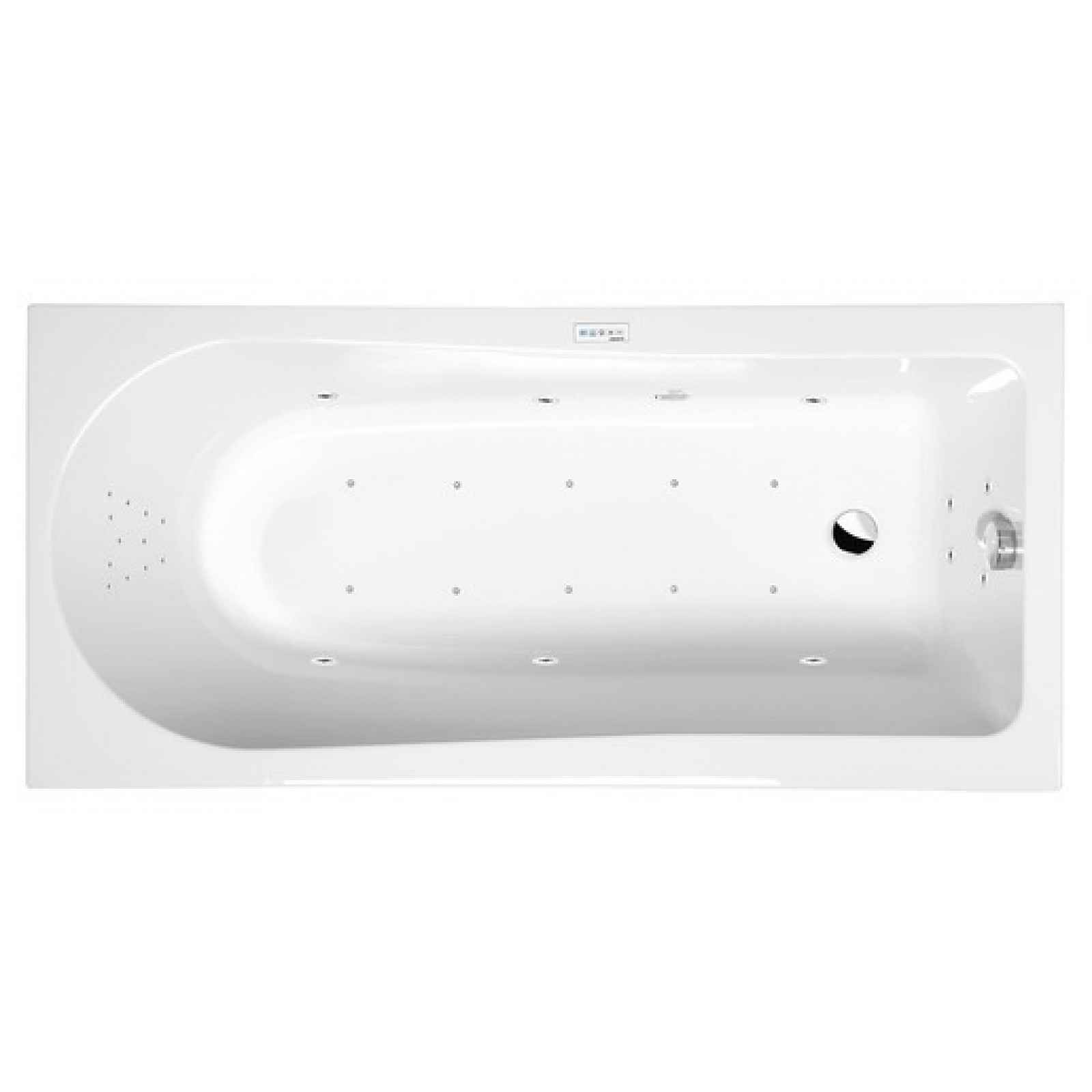 Masážní vana Polysan Lisa 150x70 cm Highline Hydro-Air akrylát levá i pravá 85111.6010