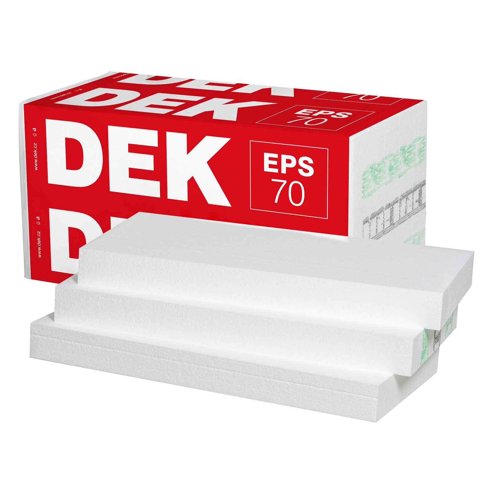 Fasádní polystyren DEK EPS 70F 160 mm (1000×500 mm)