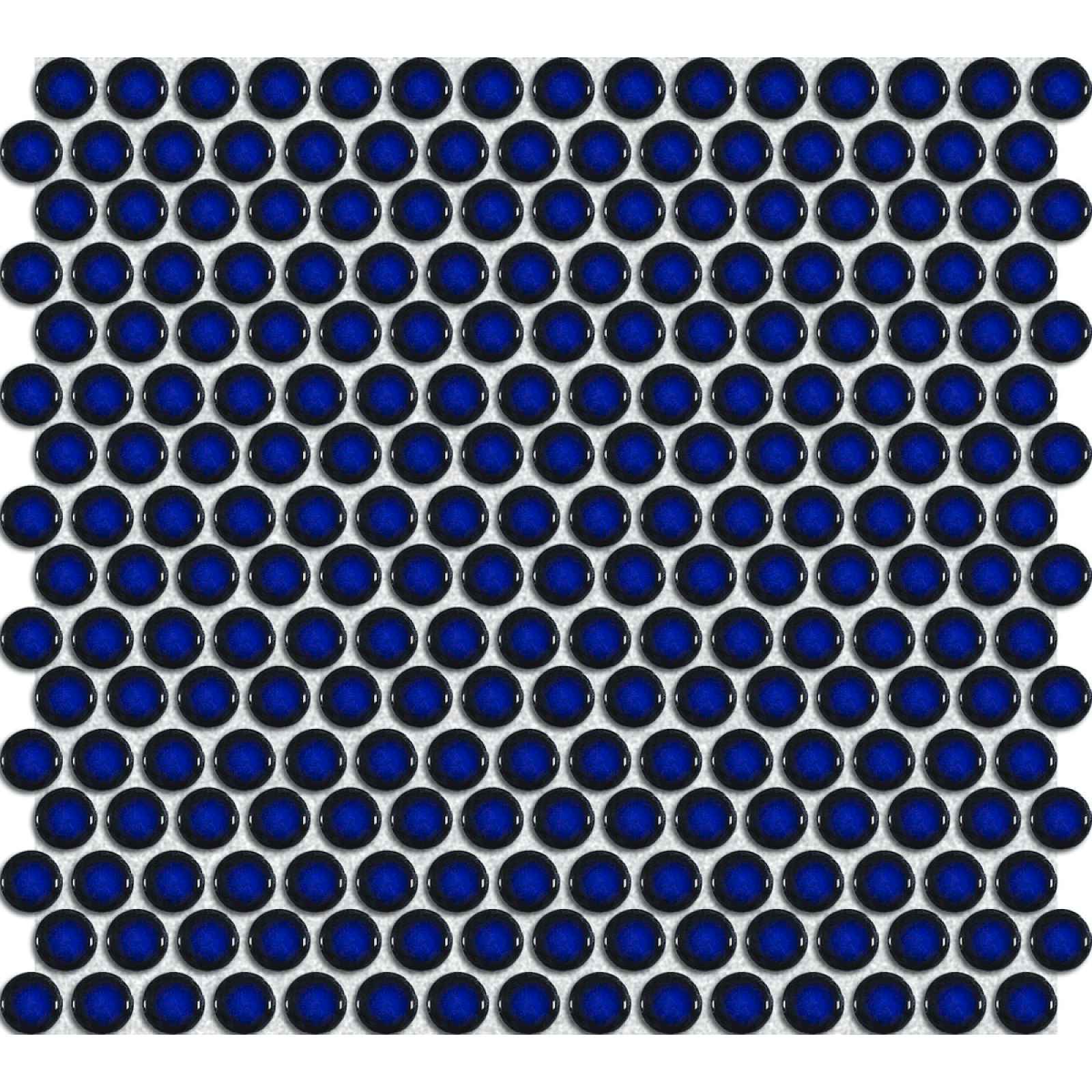 Keramická mozaika modrá 30x31 cm lesk MOS19DBL