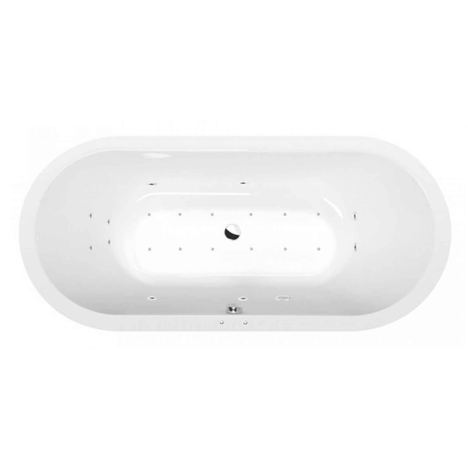 Masážní vana Polysan Viva 175x80 cm Active Hydro-Air akrylát levá i pravá 79119.2010