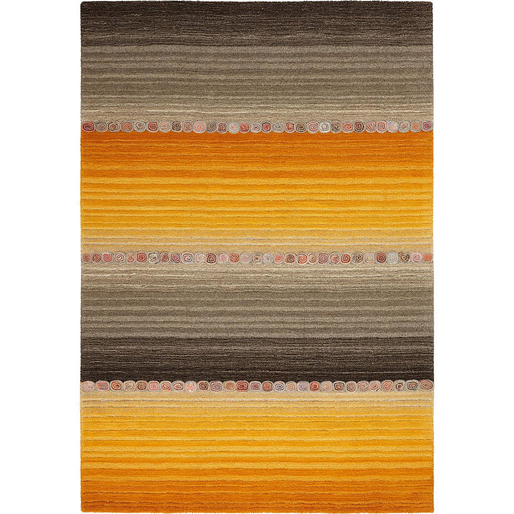 Esposa Orientální Koberec, 70/140 Cm, Šedá, Oranžová - Orientální koberce - 004345029953