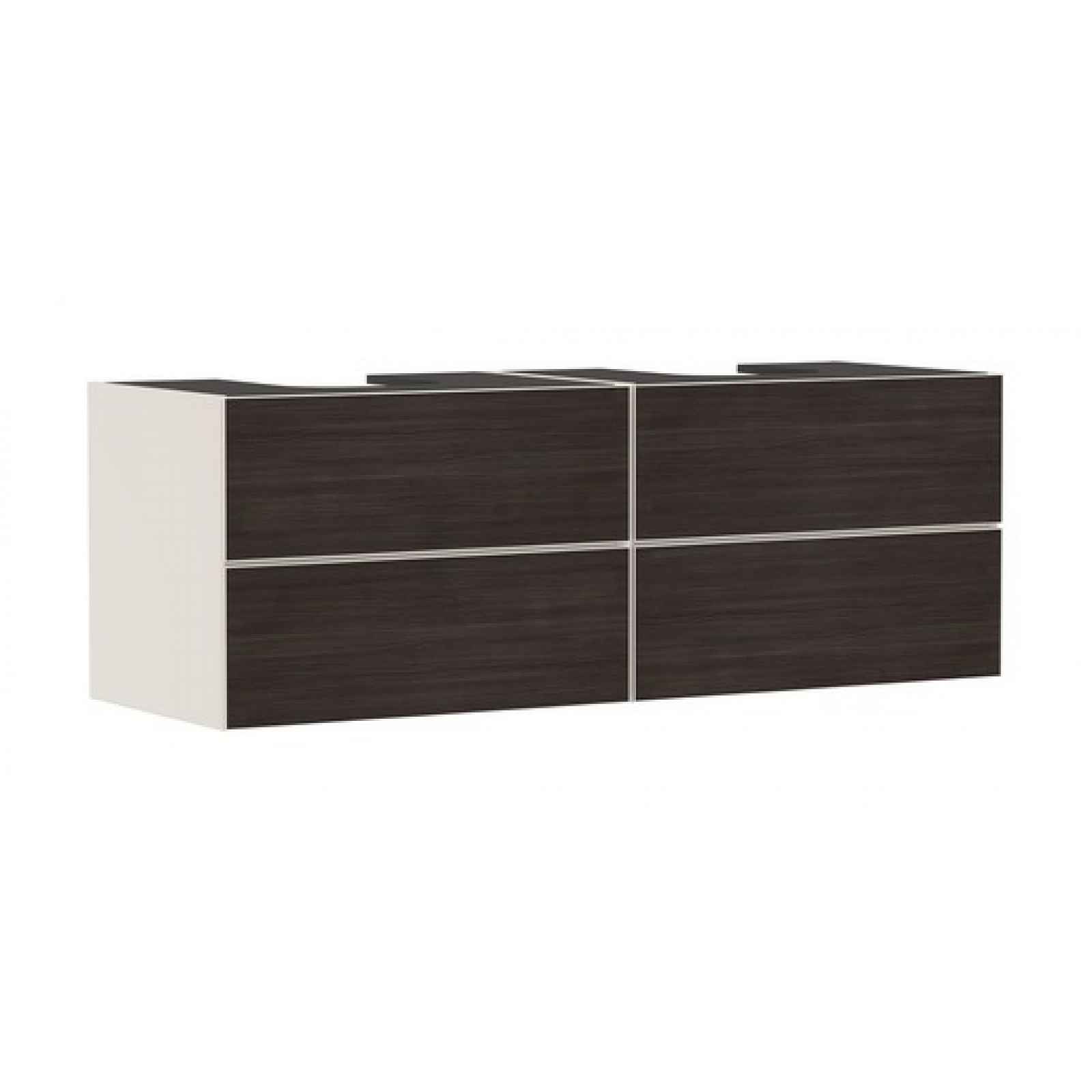 Skříňka pod umyvadlo pod desku Hansgrohe Xevolos E 157x55,5x55 cm písková matná béžová mat 54200730