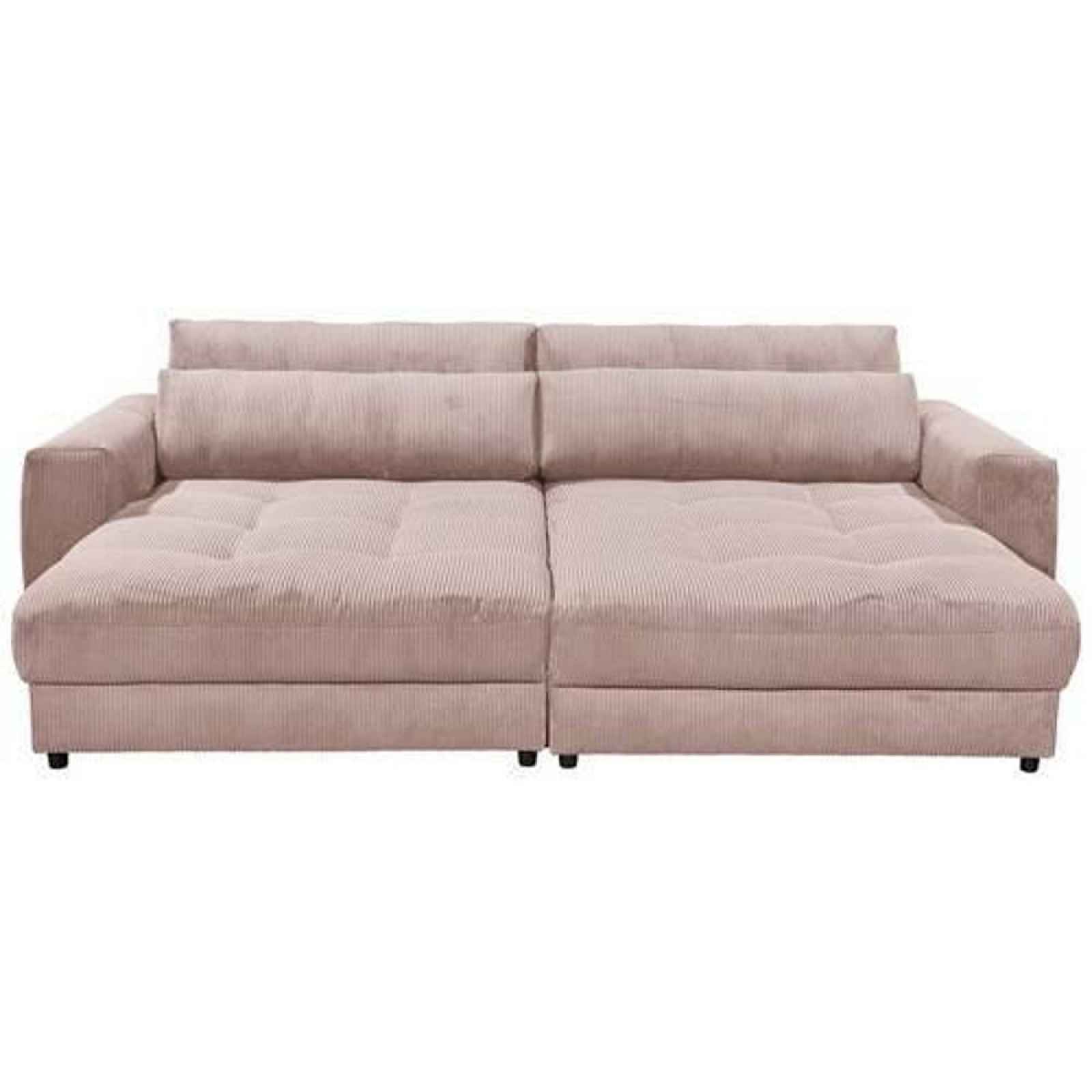 Mega Pohovka Loveseat Světle Růžová