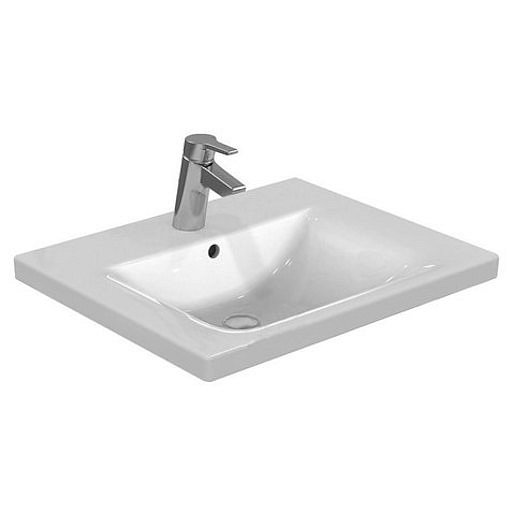 Nábytkové umyvadlo Ideal Standard Connect 60x49 cm otvor pro baterii uprostřed E812901