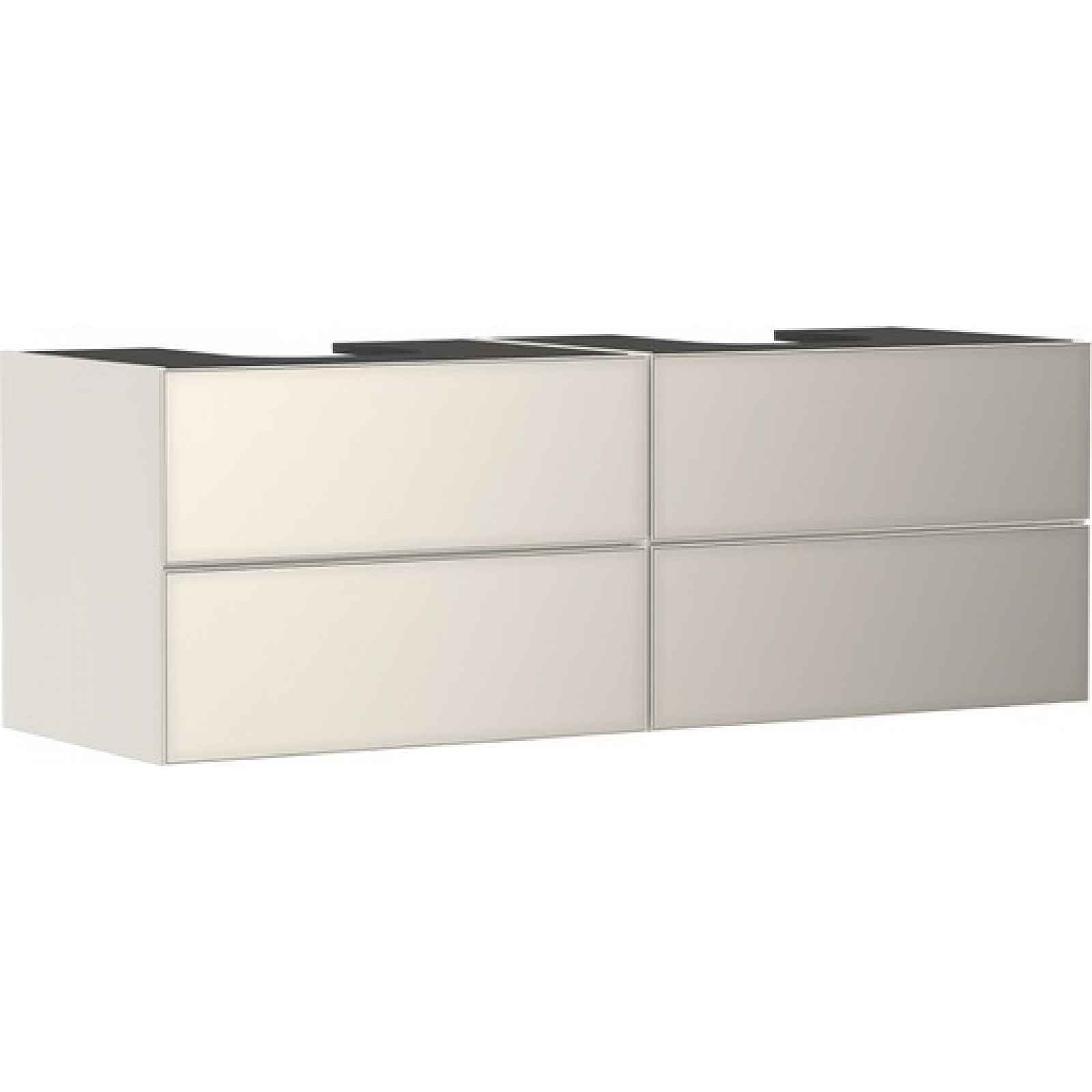 Skříňka pod umyvadlo pod desku Hansgrohe Xevolos E 157x55,5x55 cm písková matná béžová mat 54200790