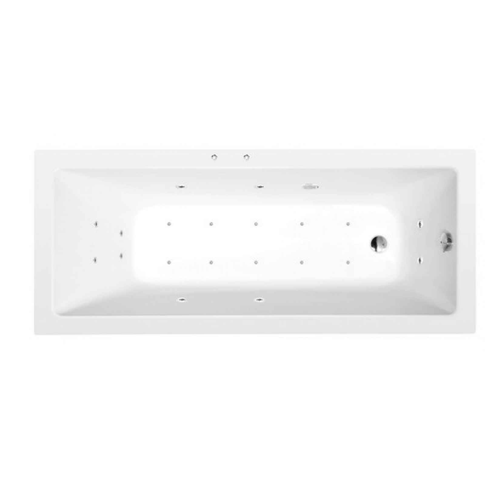 Masážní vana Polysan Noemi 160x80 cm Active Hydro-Air akrylát levá i pravá 71722.2010