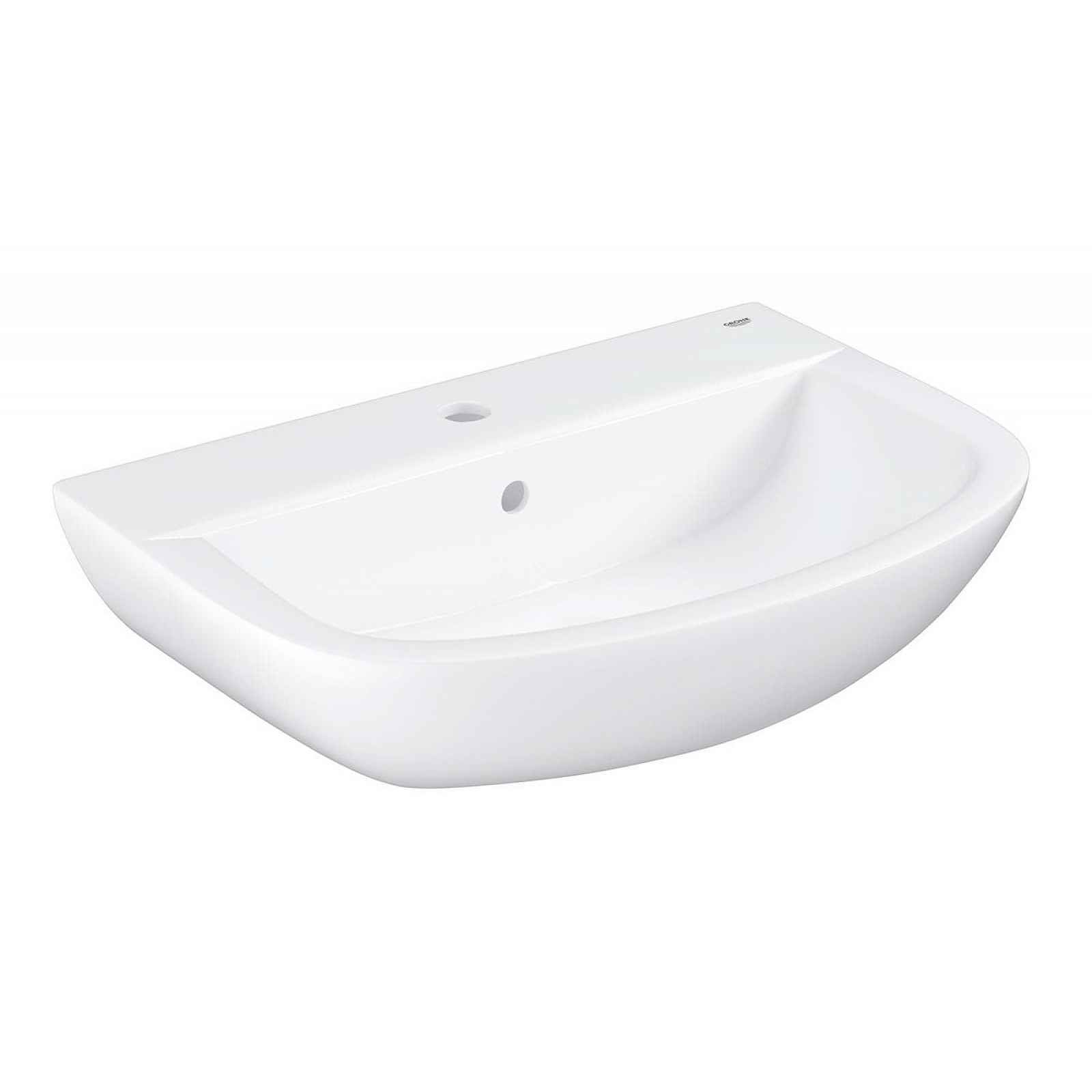 Umyvadlo Grohe Bau Ceramic 60,9x44,2 cm alpská bílá otvor pro baterii uprostřed 39421000