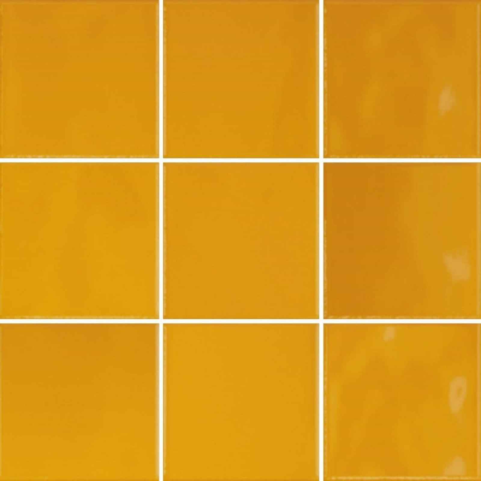 Obklad Vitra Retromix amber yellow 10x10 cm lesk K9484238